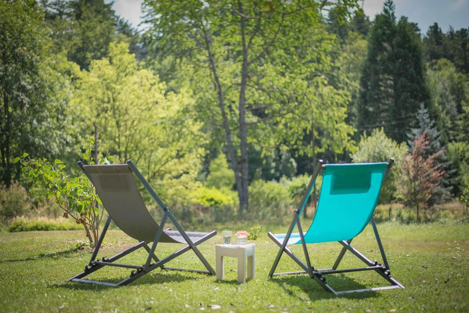 Patio in Villa Louisental - Gruppenunterkunft für Selbstversorger