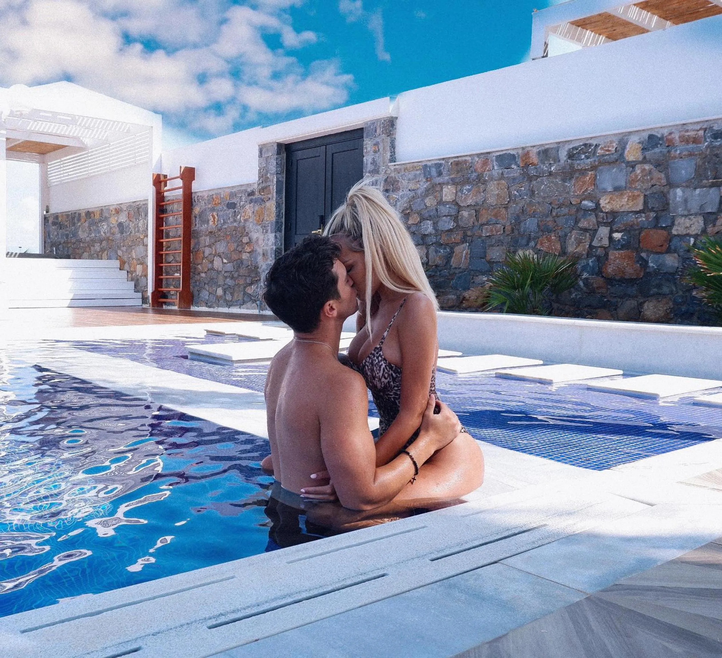 Swimming pool in Minos Imperial Luxury Beach Resort & Spa Milatos