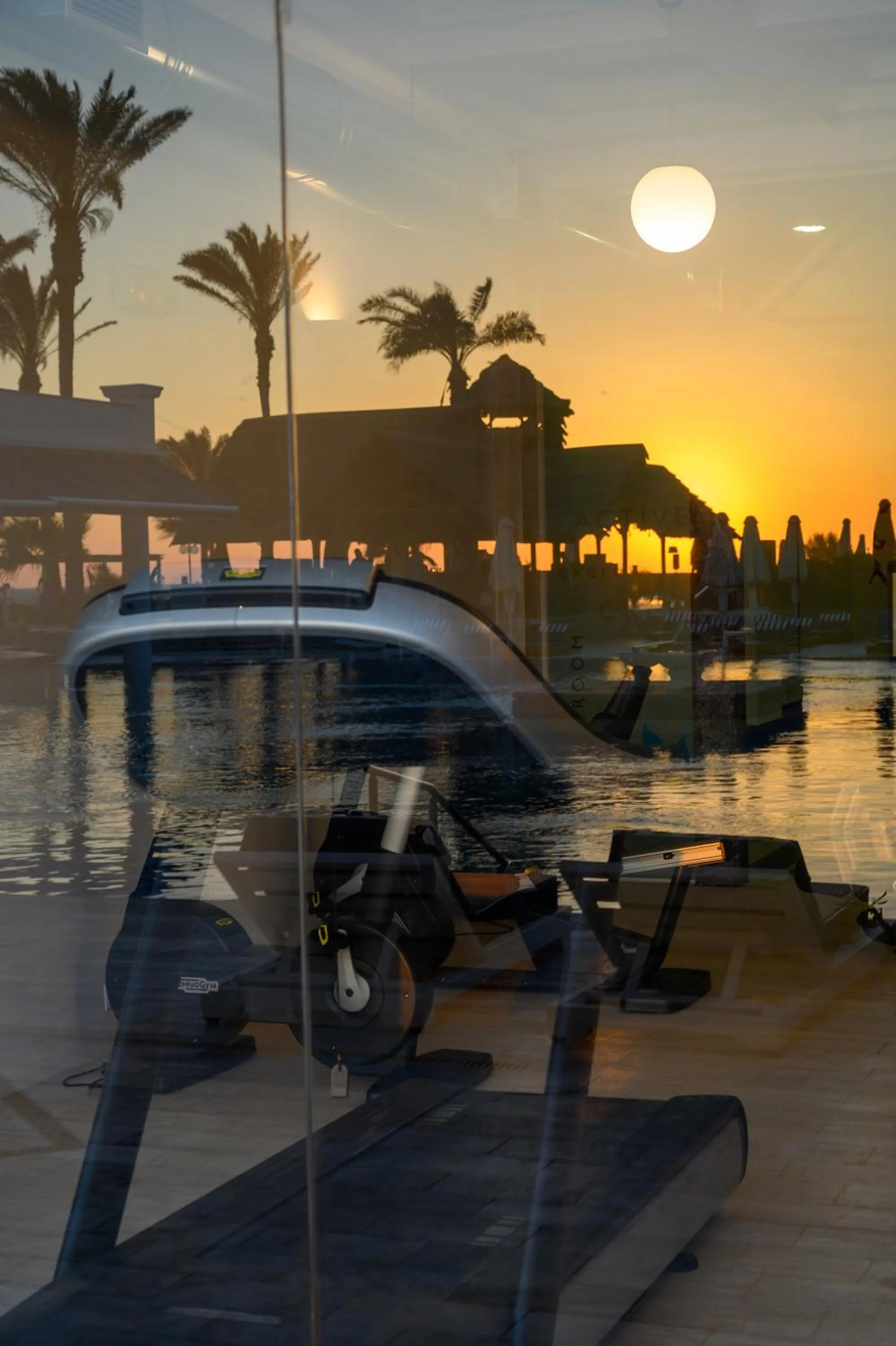 Sunset in Minos Imperial Luxury Beach Resort & Spa Milatos