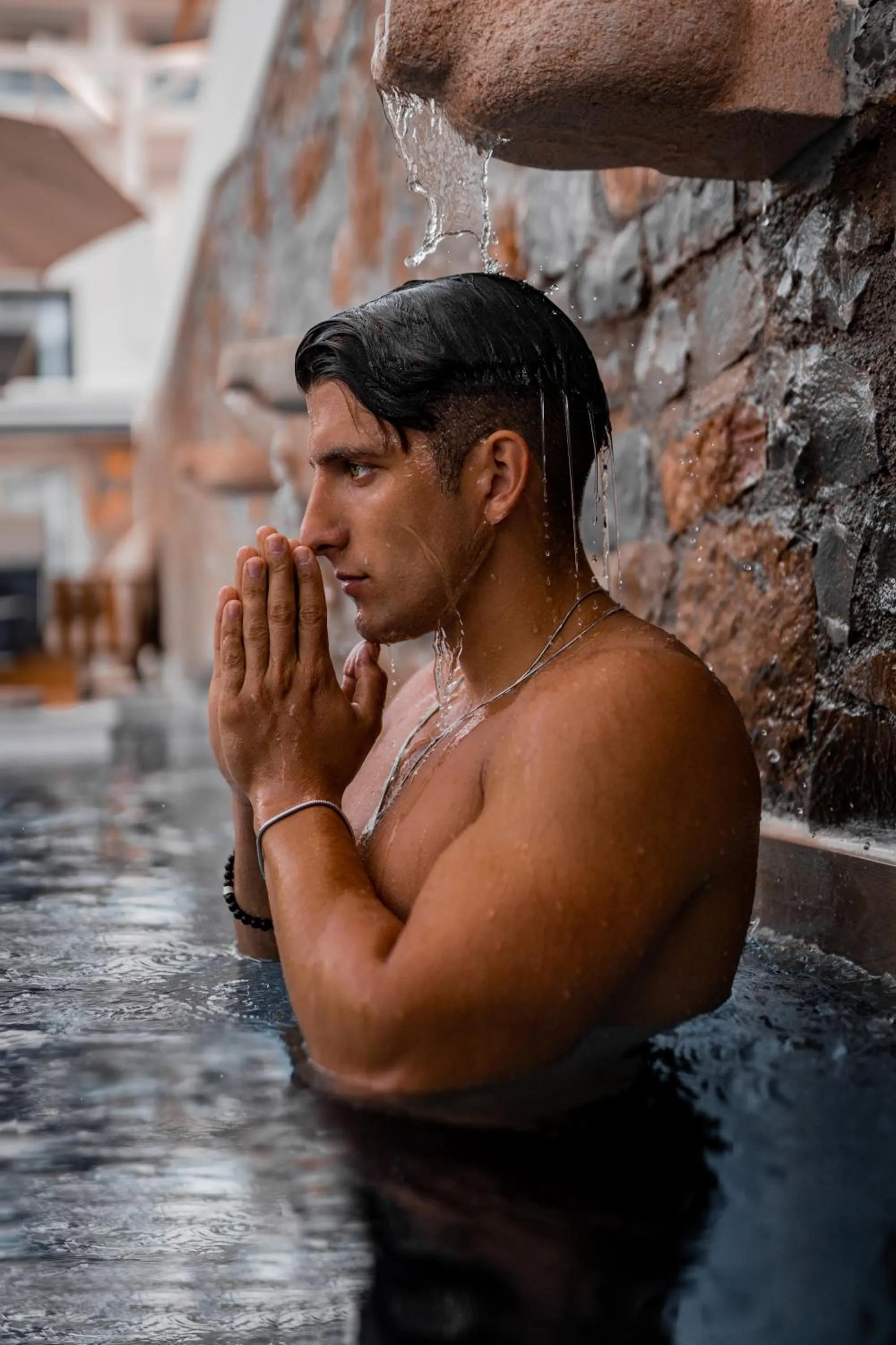 Swimming pool in Minos Imperial Luxury Beach Resort & Spa Milatos