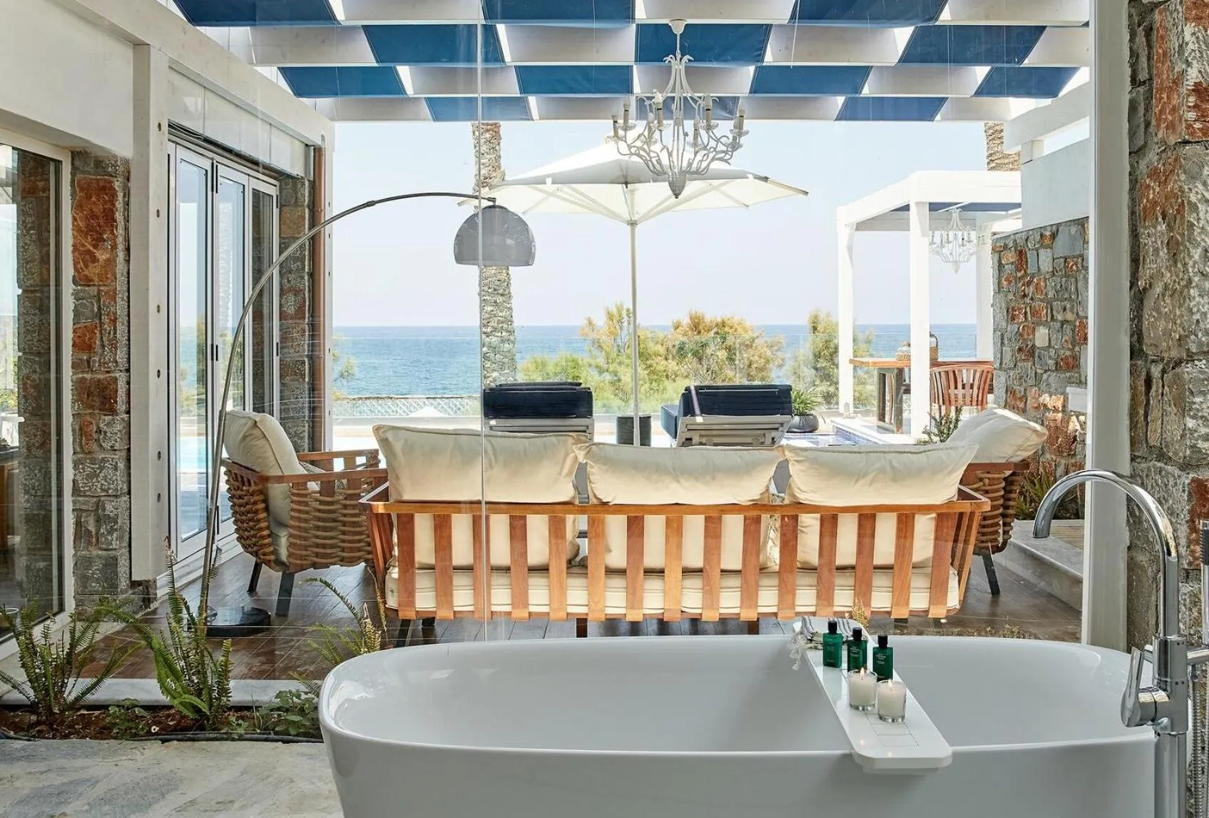Bathroom in Minos Imperial Luxury Beach Resort & Spa Milatos