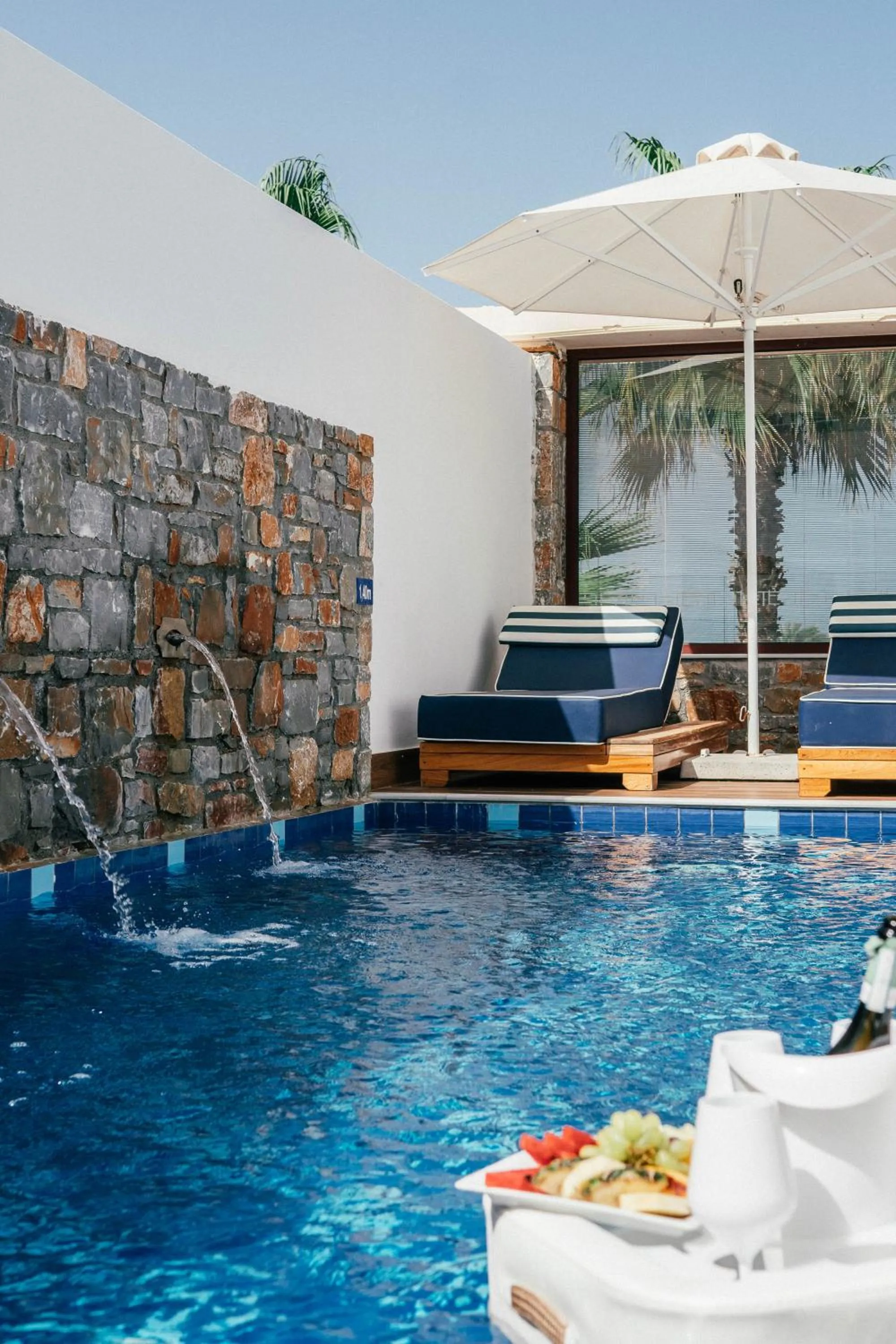 Swimming pool in Minos Imperial Luxury Beach Resort & Spa Milatos