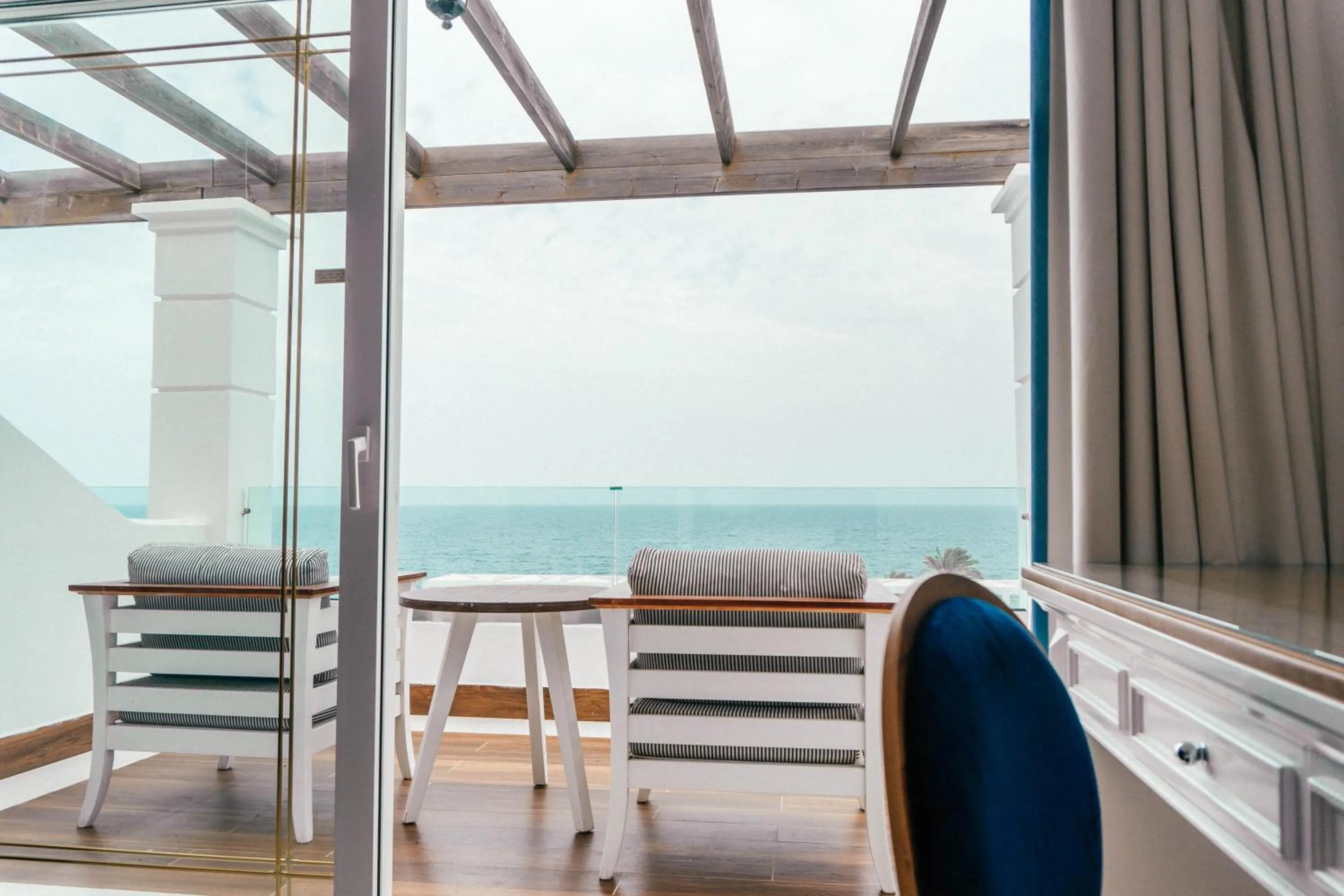 Balcony/Terrace in Minos Imperial Luxury Beach Resort & Spa Milatos