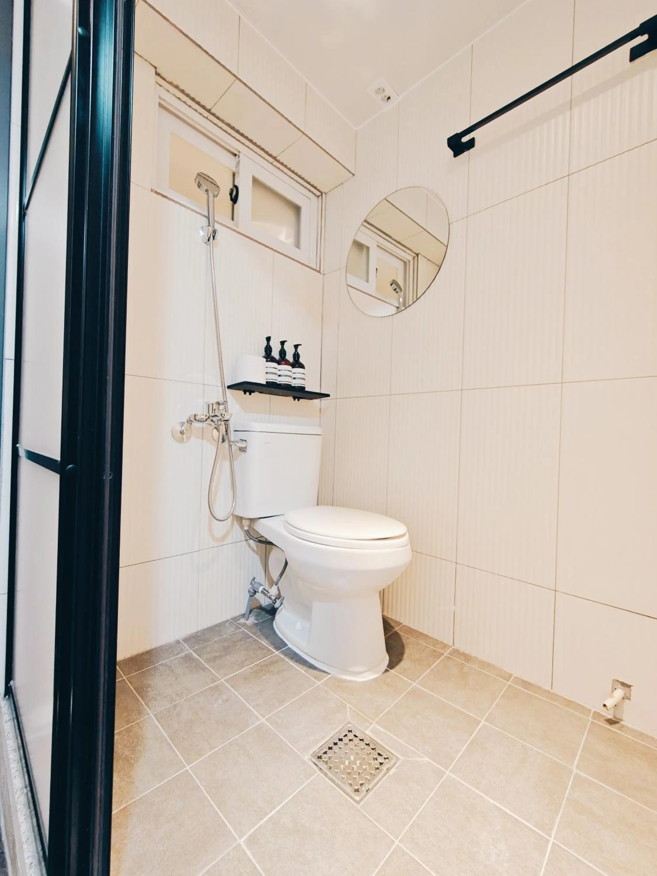 Shower in W hostel