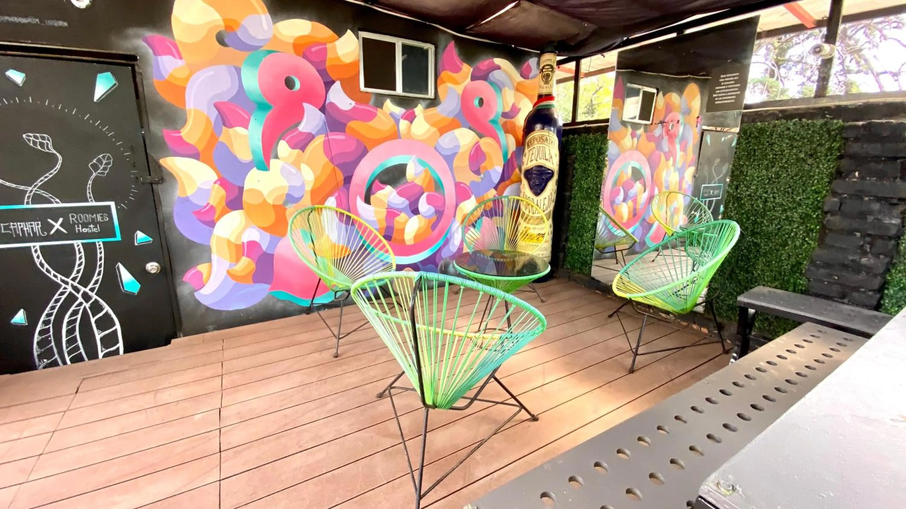 Balcony/Terrace in ROOMIES HOSTEL Roma