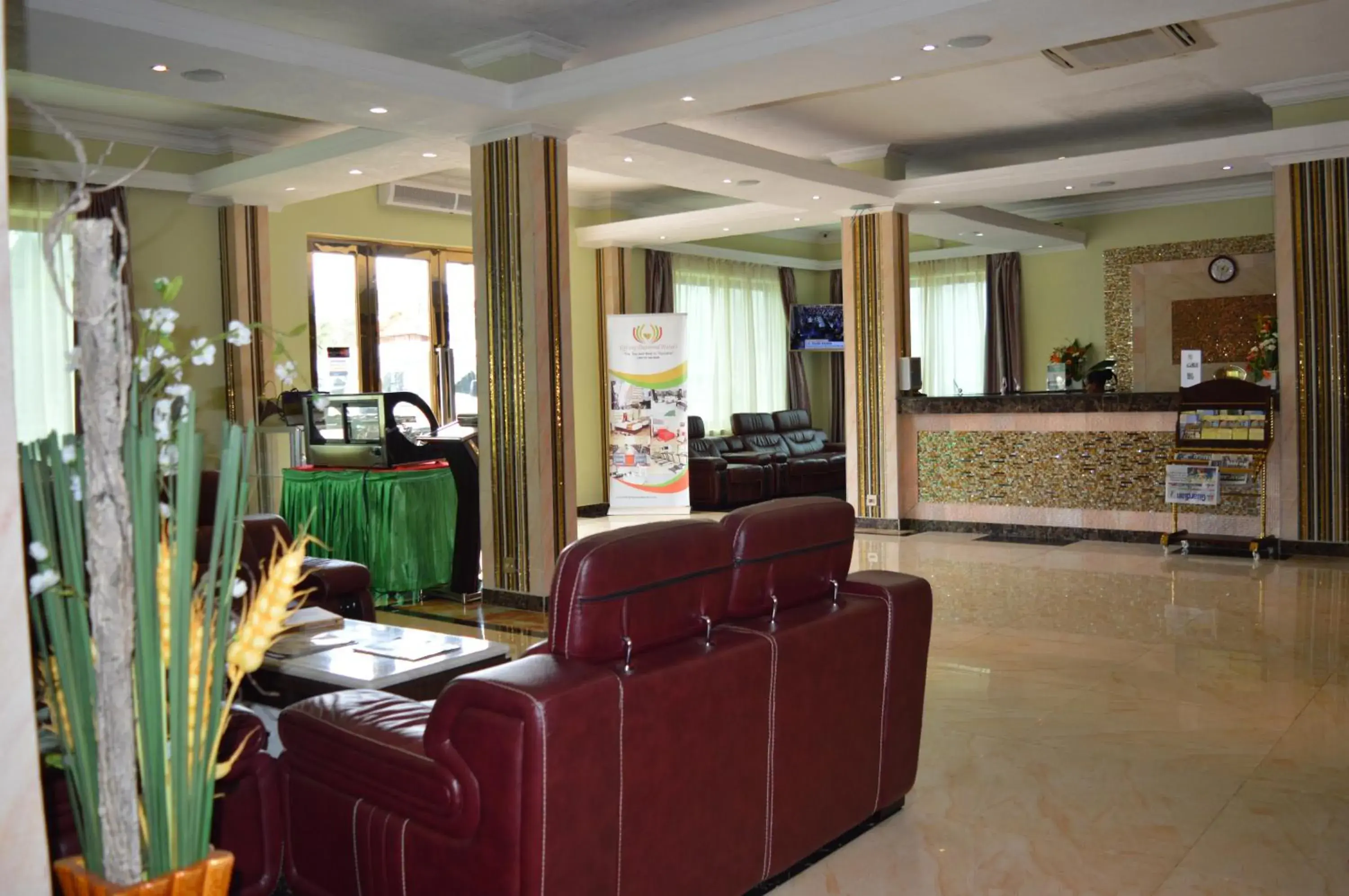 Lobby or reception in Tiffany Diamond Hotels - Mtwara Lobby or reception in Tiffany Diamond Hotels - Mtwara