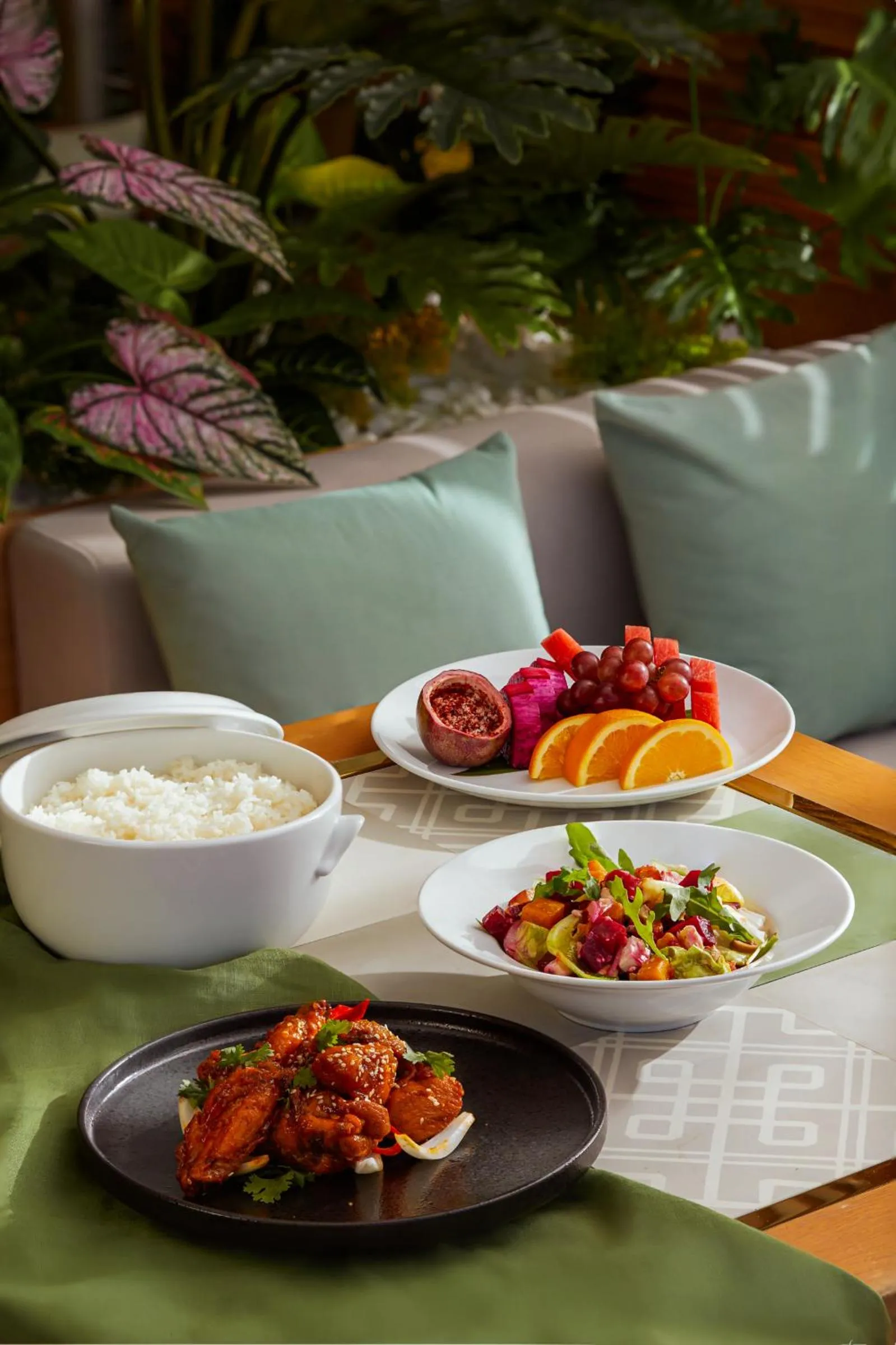 Food and drinks in Signature by M Village Beachfront Hotel