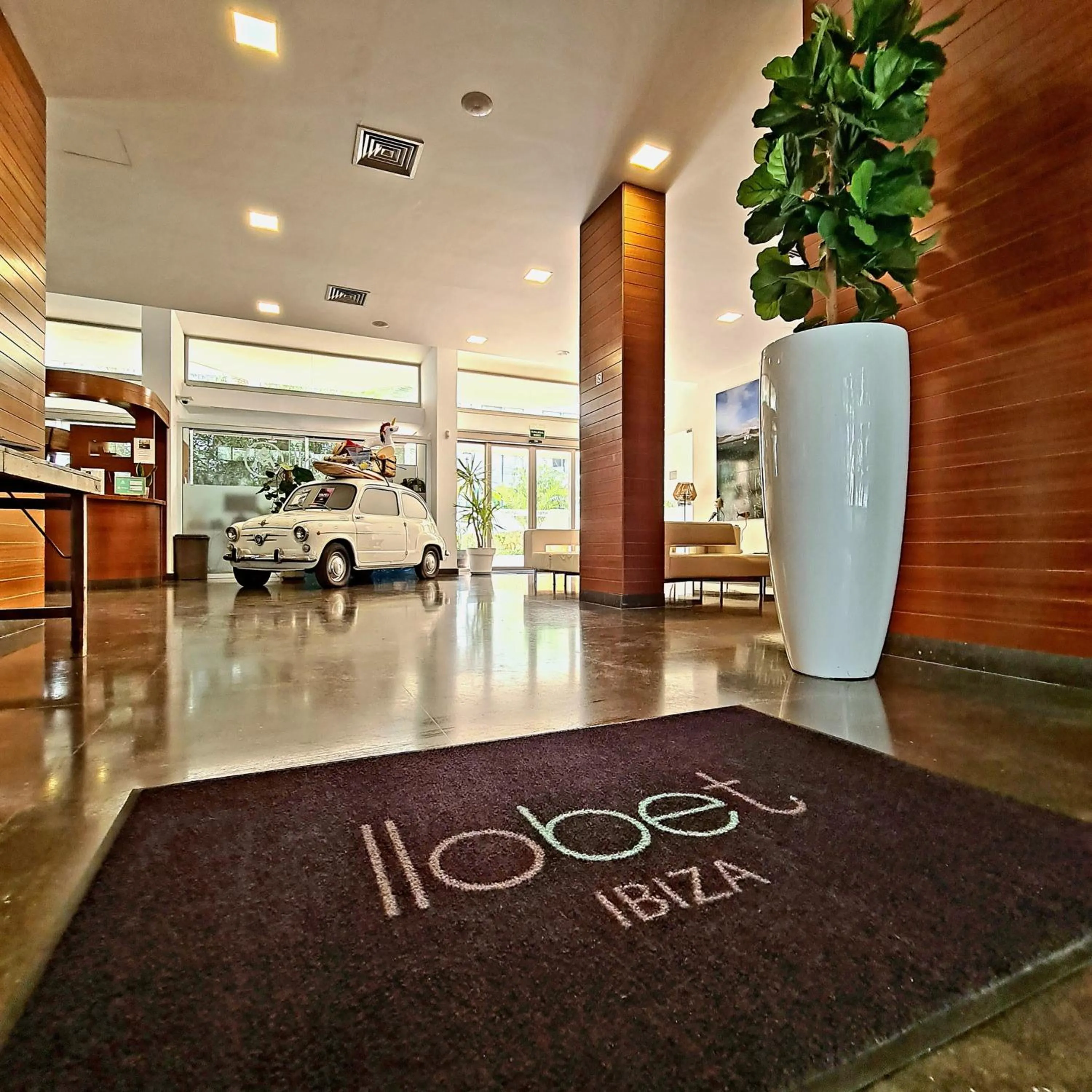 Lobby or reception in Apartamentos Llobet Ibiza