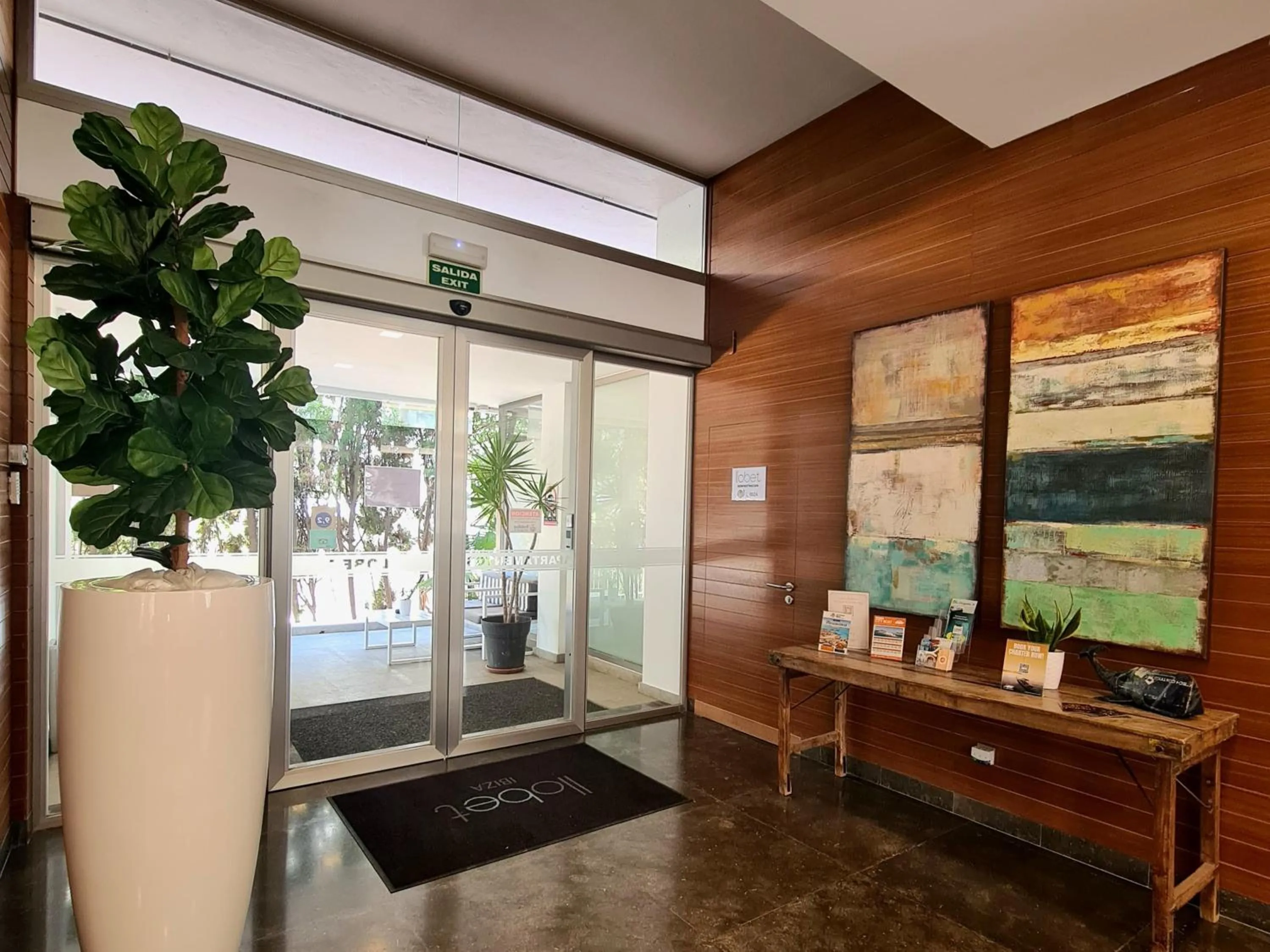 Lobby or reception in Apartamentos Llobet Ibiza