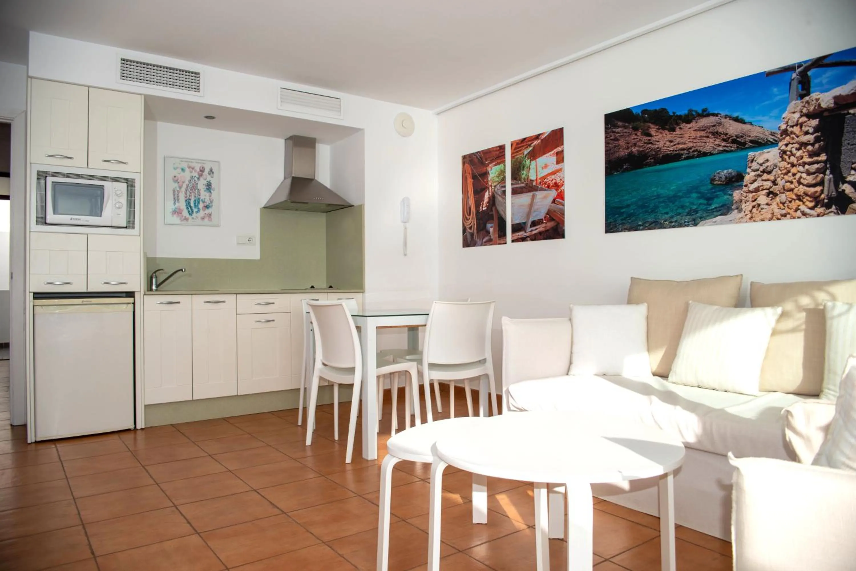 Kitchen or kitchenette in Apartamentos Llobet Ibiza