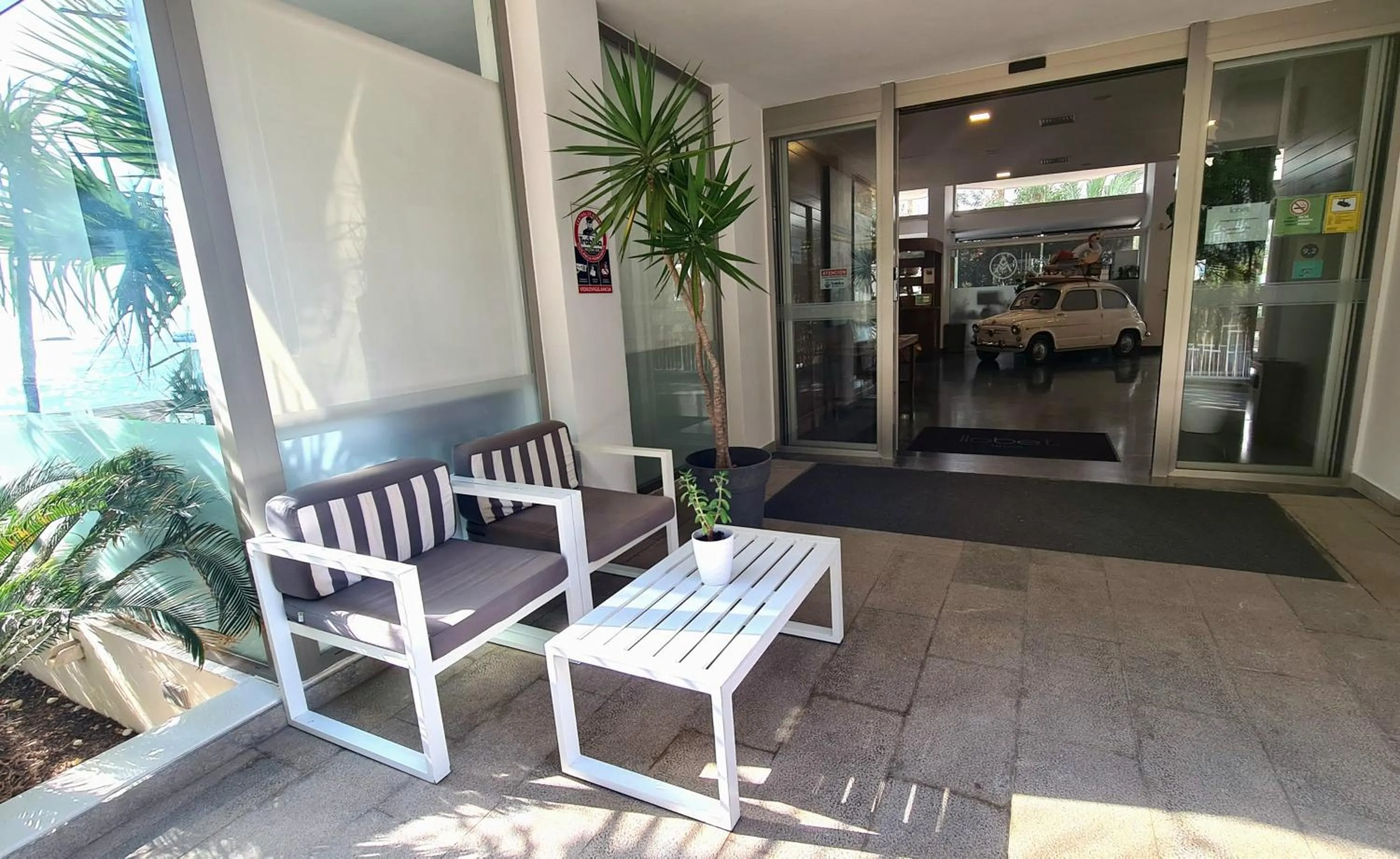 Lobby or reception in Apartamentos Llobet Ibiza