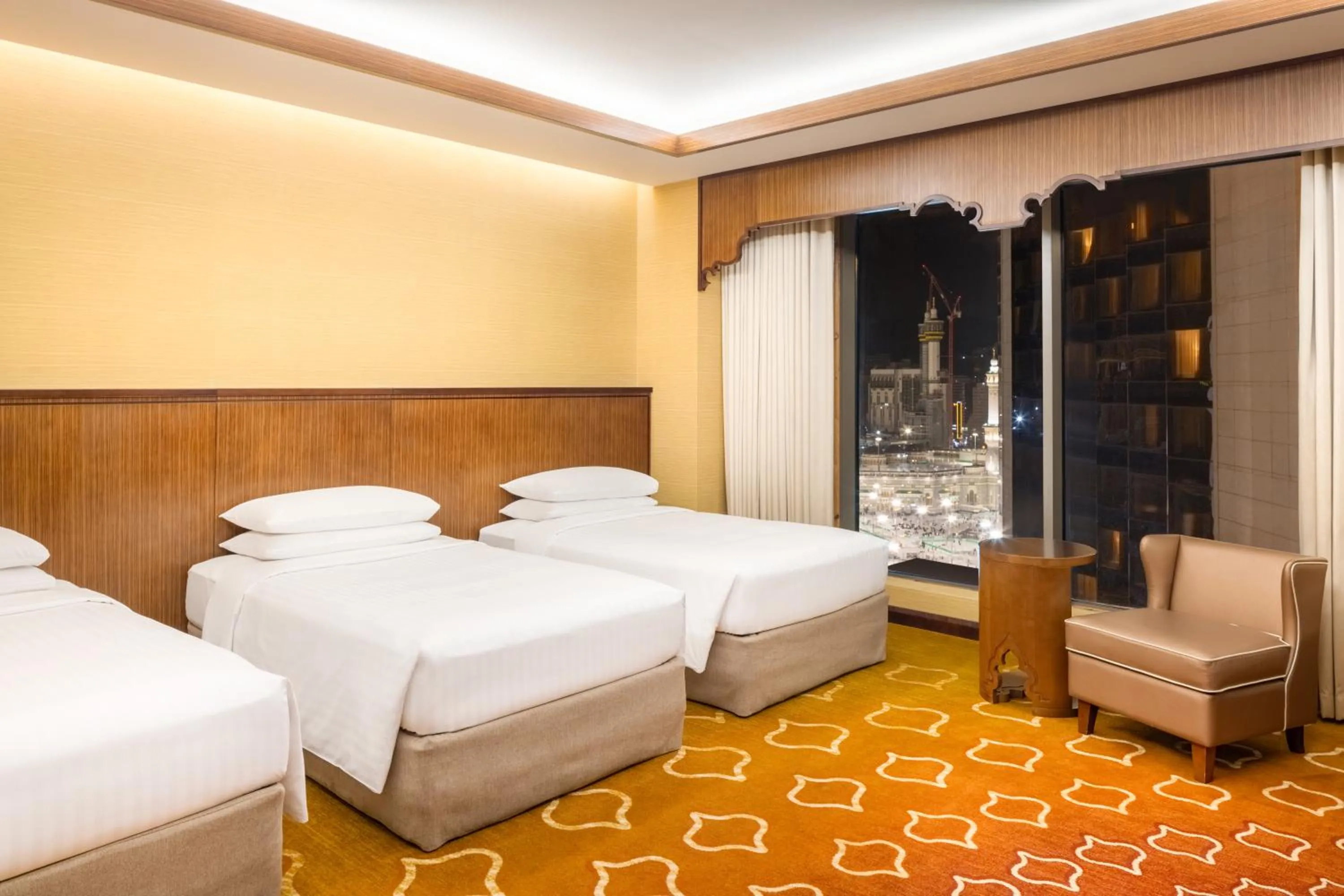 Bed in Marriott Hotel Jabal Omar Makkah