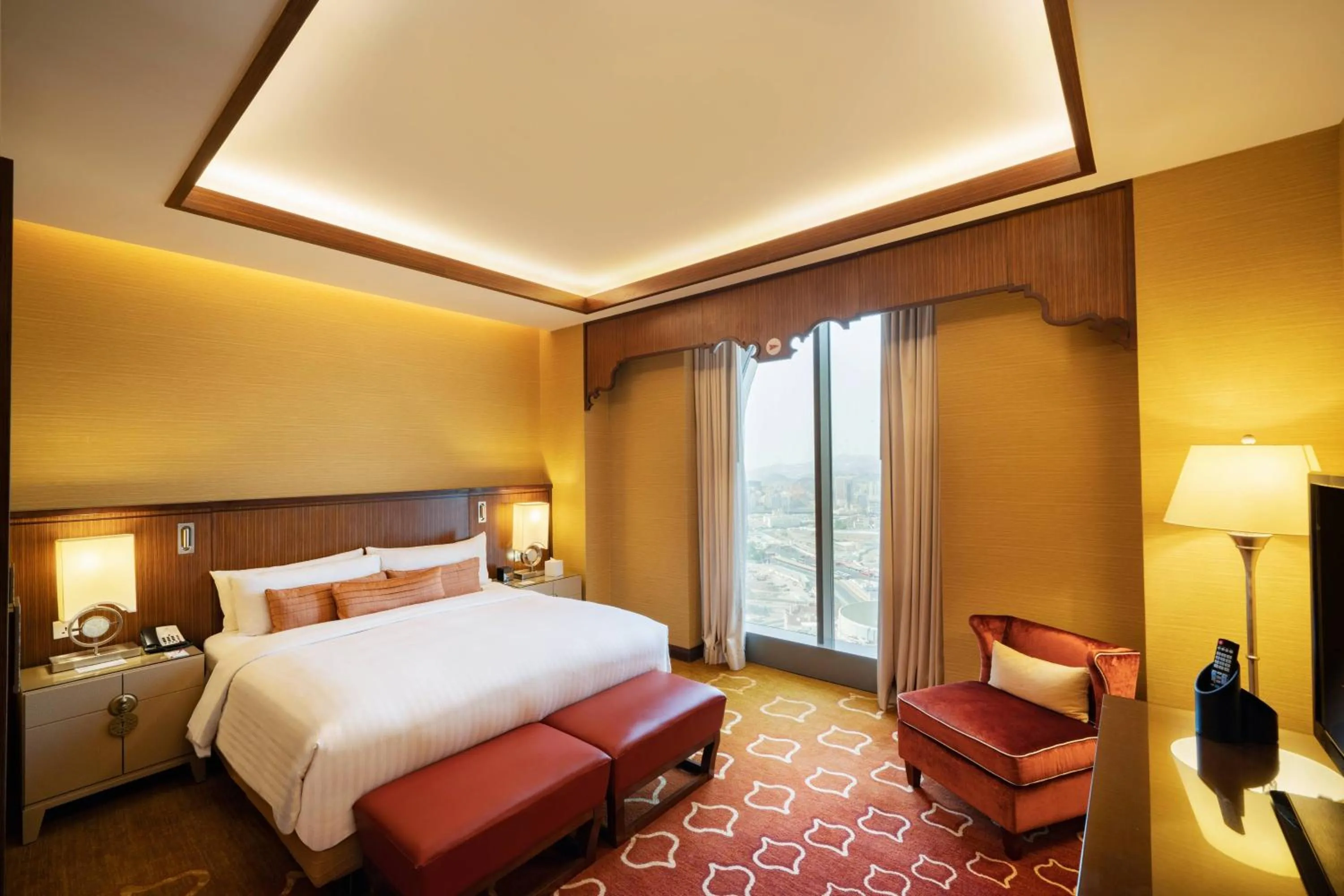Bedroom, Bed in Marriott Hotel Jabal Omar Makkah