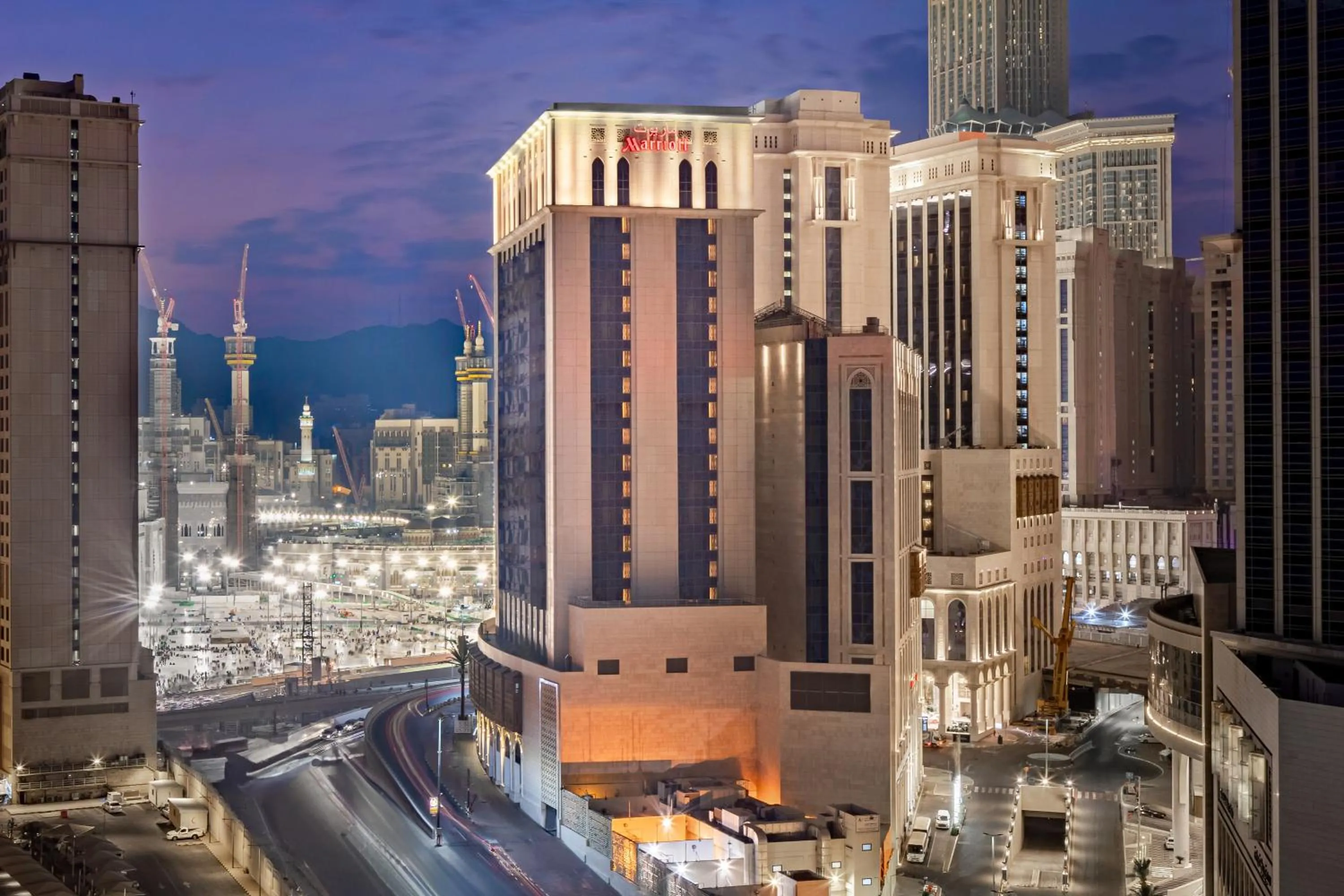 Property building in Marriott Hotel Jabal Omar Makkah