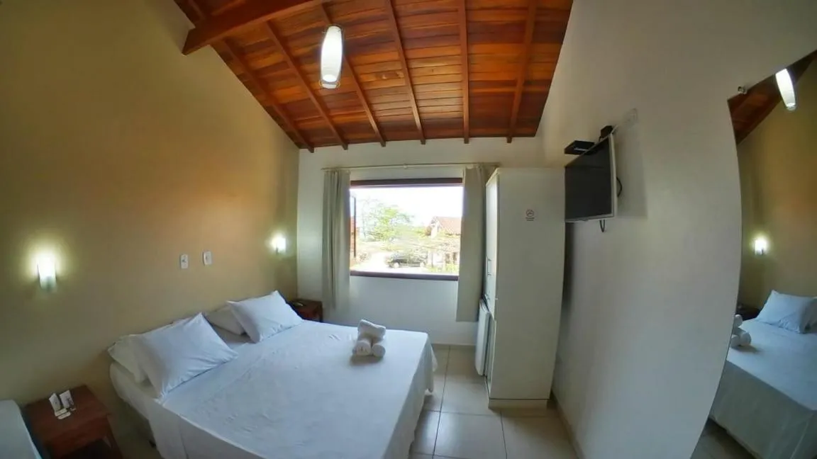 Bed in Pousada Villa Maritima