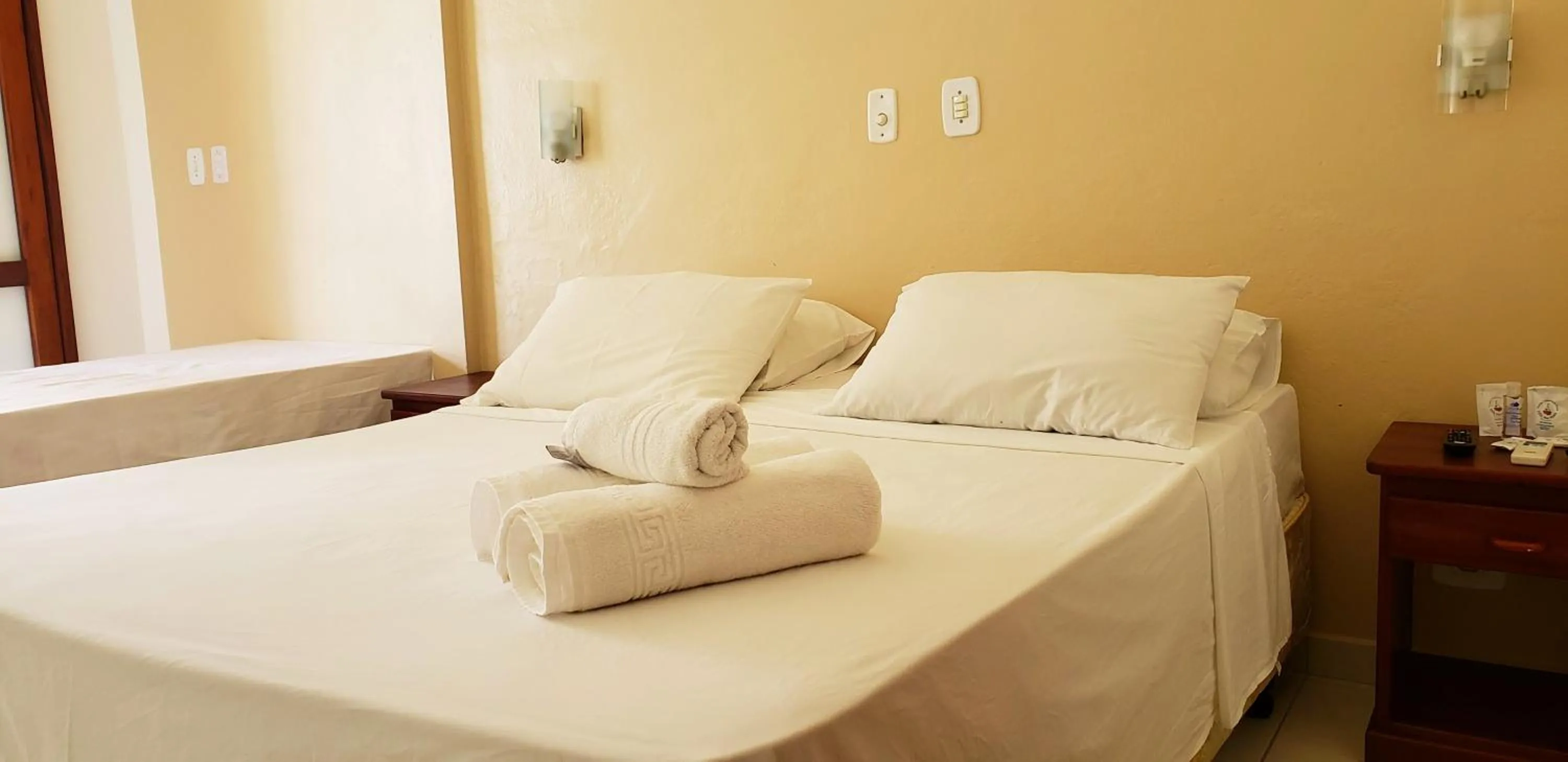 Bed in Pousada Villa Maritima