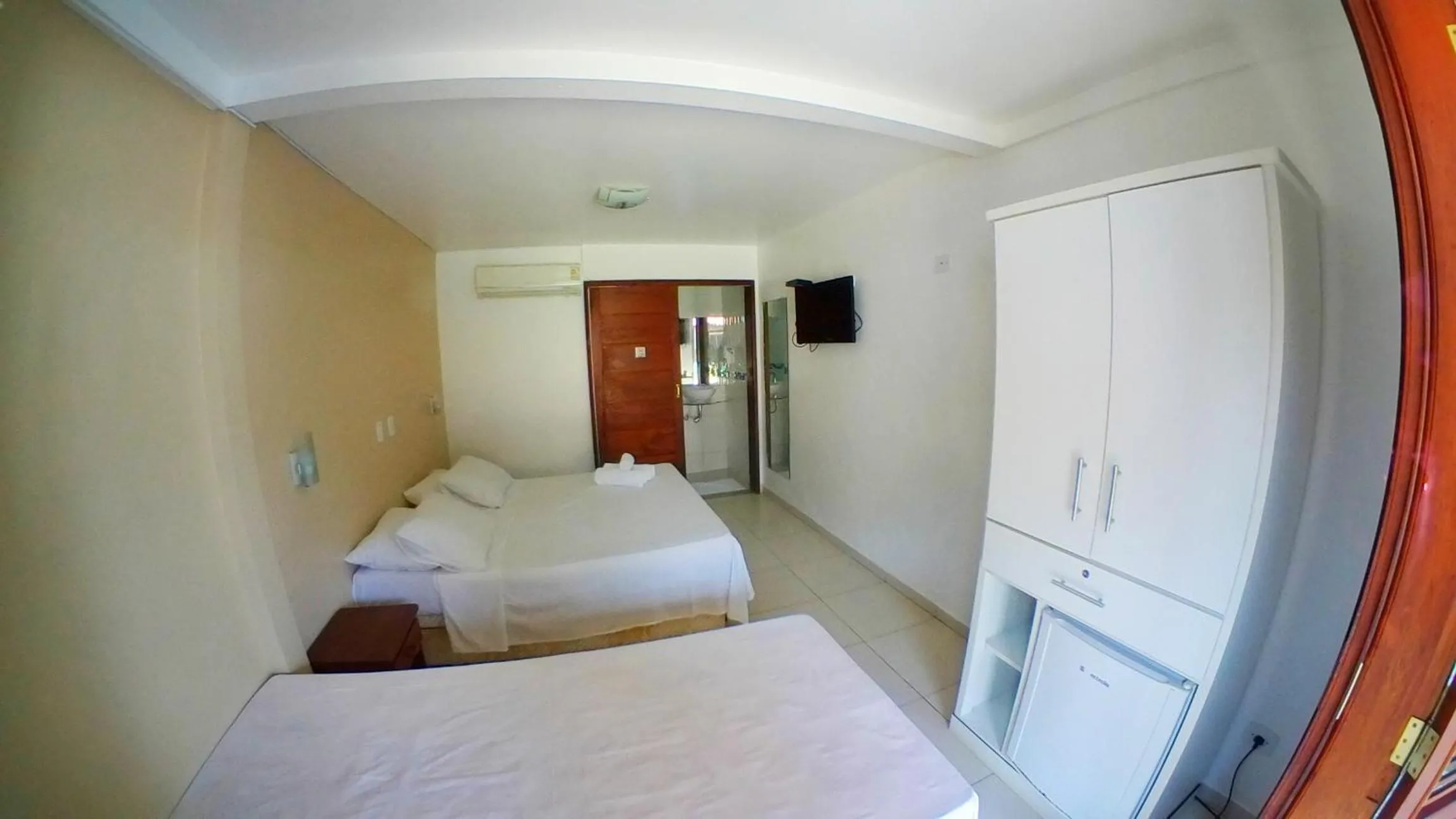 Bed in Pousada Villa Maritima