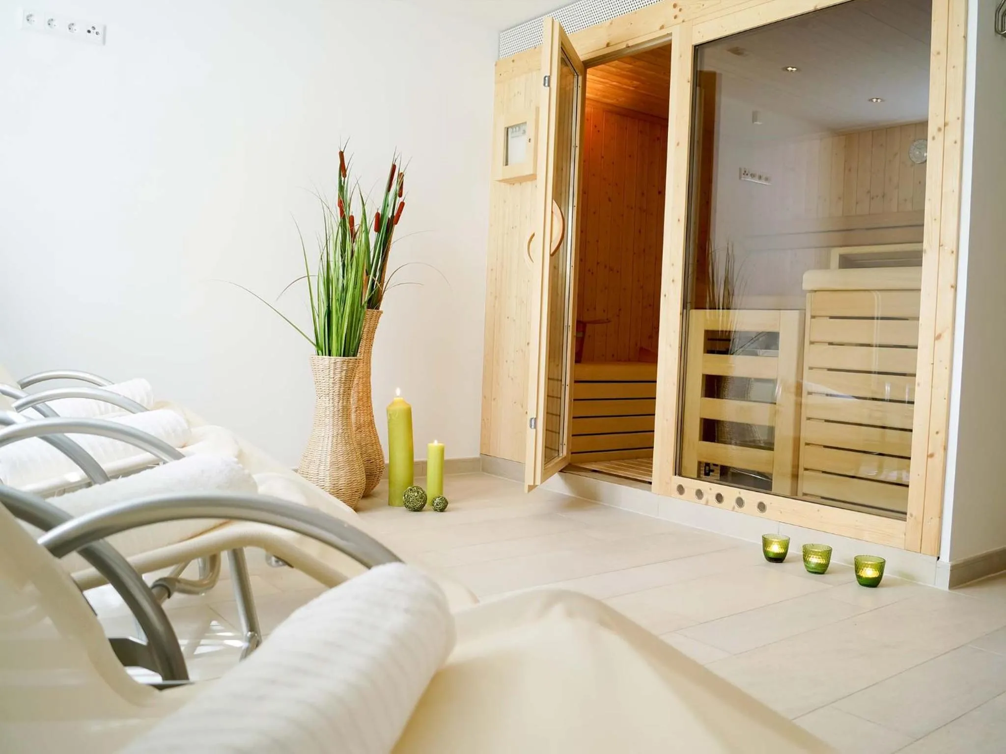 Sauna in Pension Apartment Erna