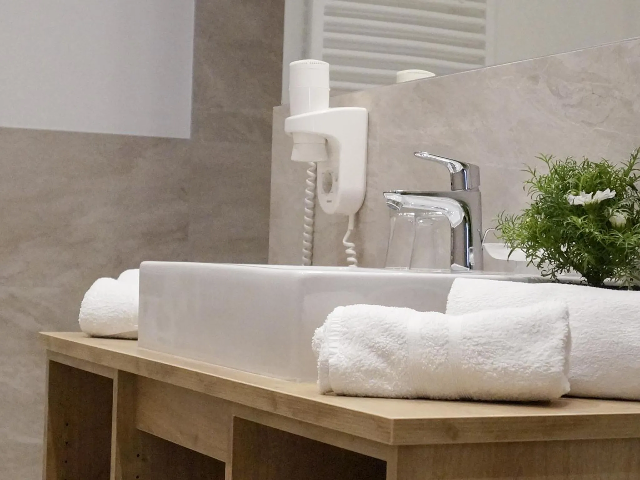 Shower in Pension Apartment Erna