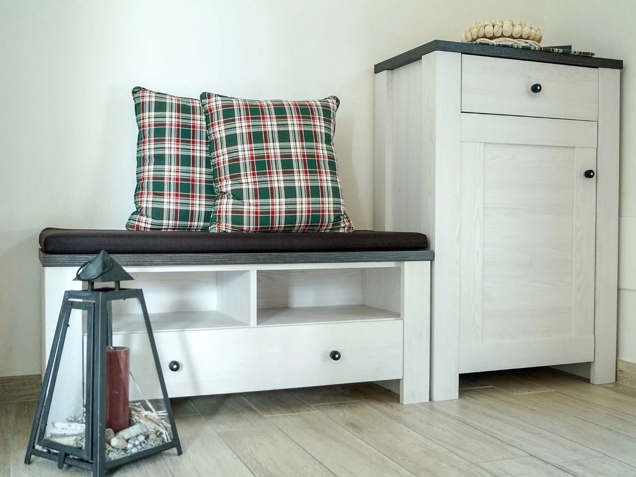 Decorative detail, Bed in Pension Apartment Erna
