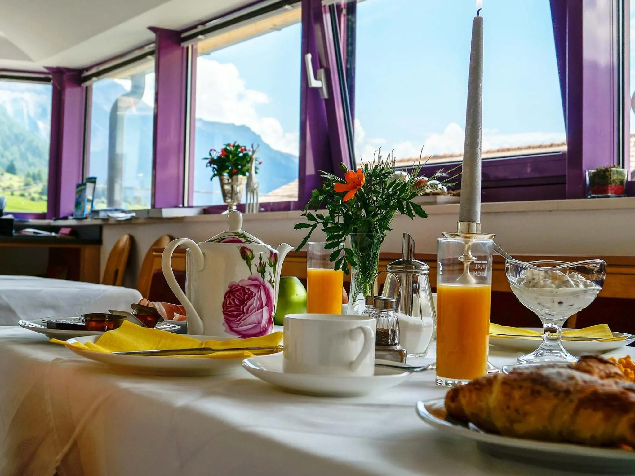 Breakfast in Pension Apartment Erna