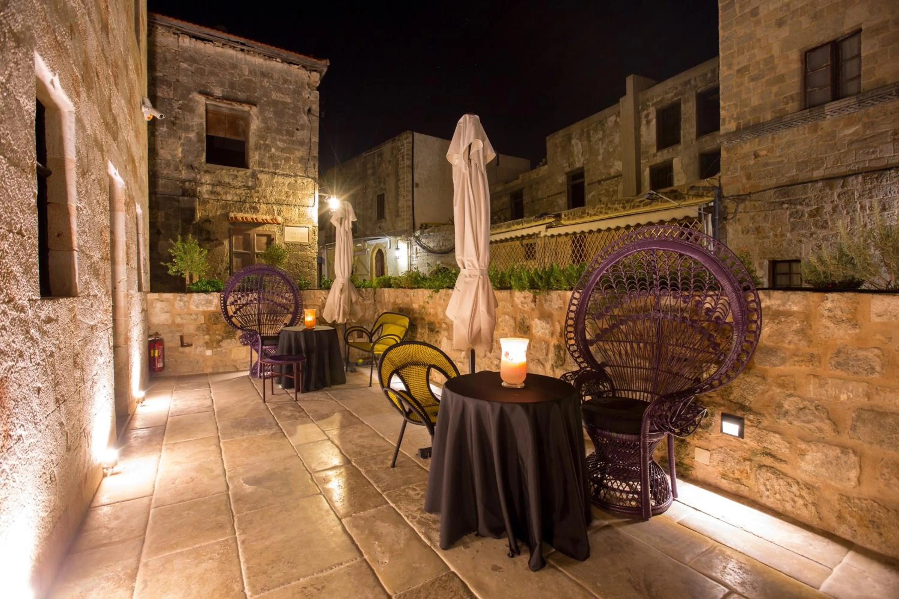 Patio in Allegory Boutique Hotel