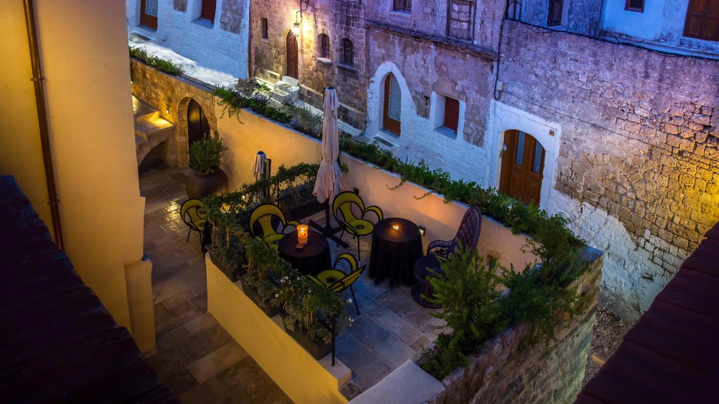 Patio in Allegory Boutique Hotel
