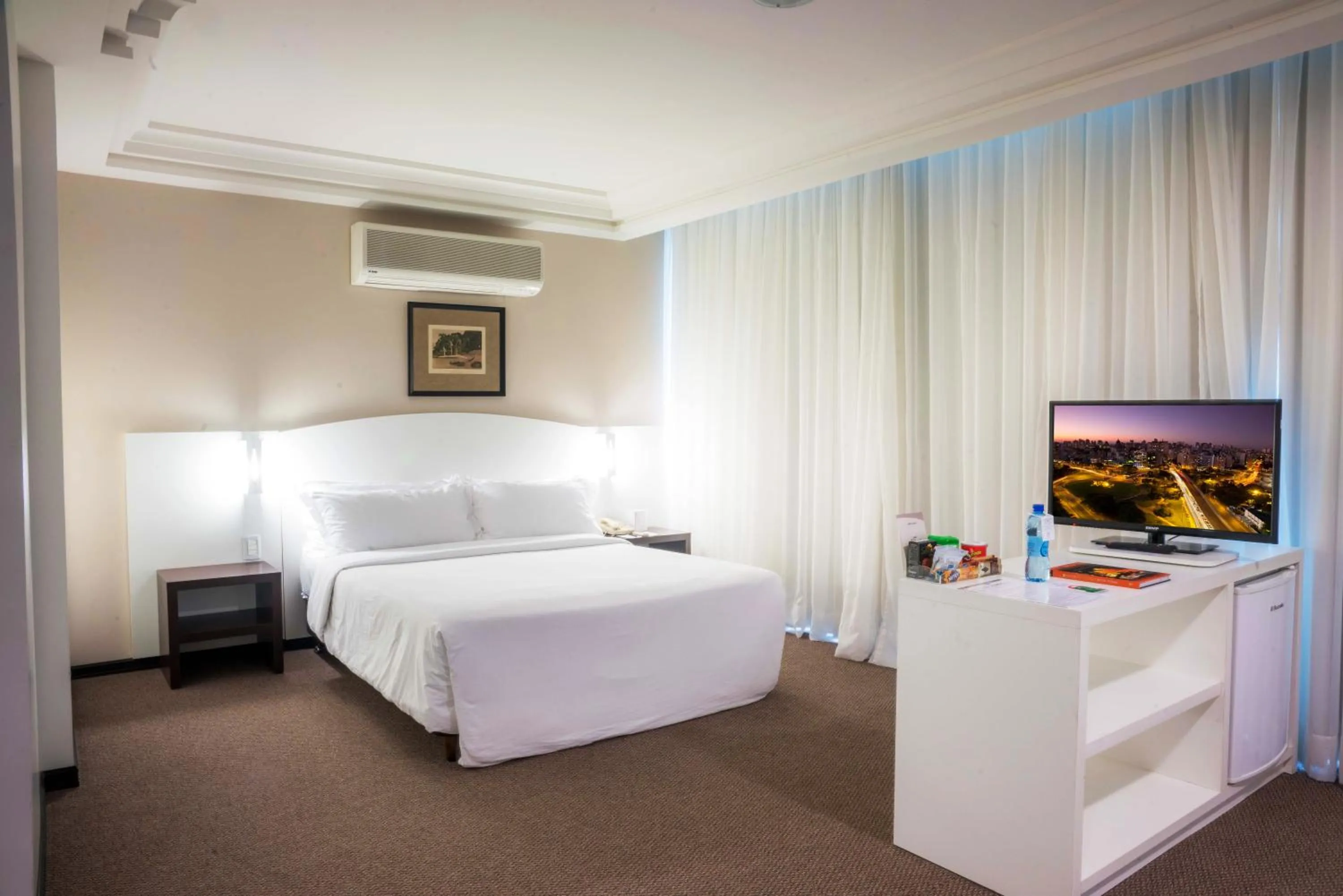 Decorative detail, Bed in Plaza São Rafael Hotel