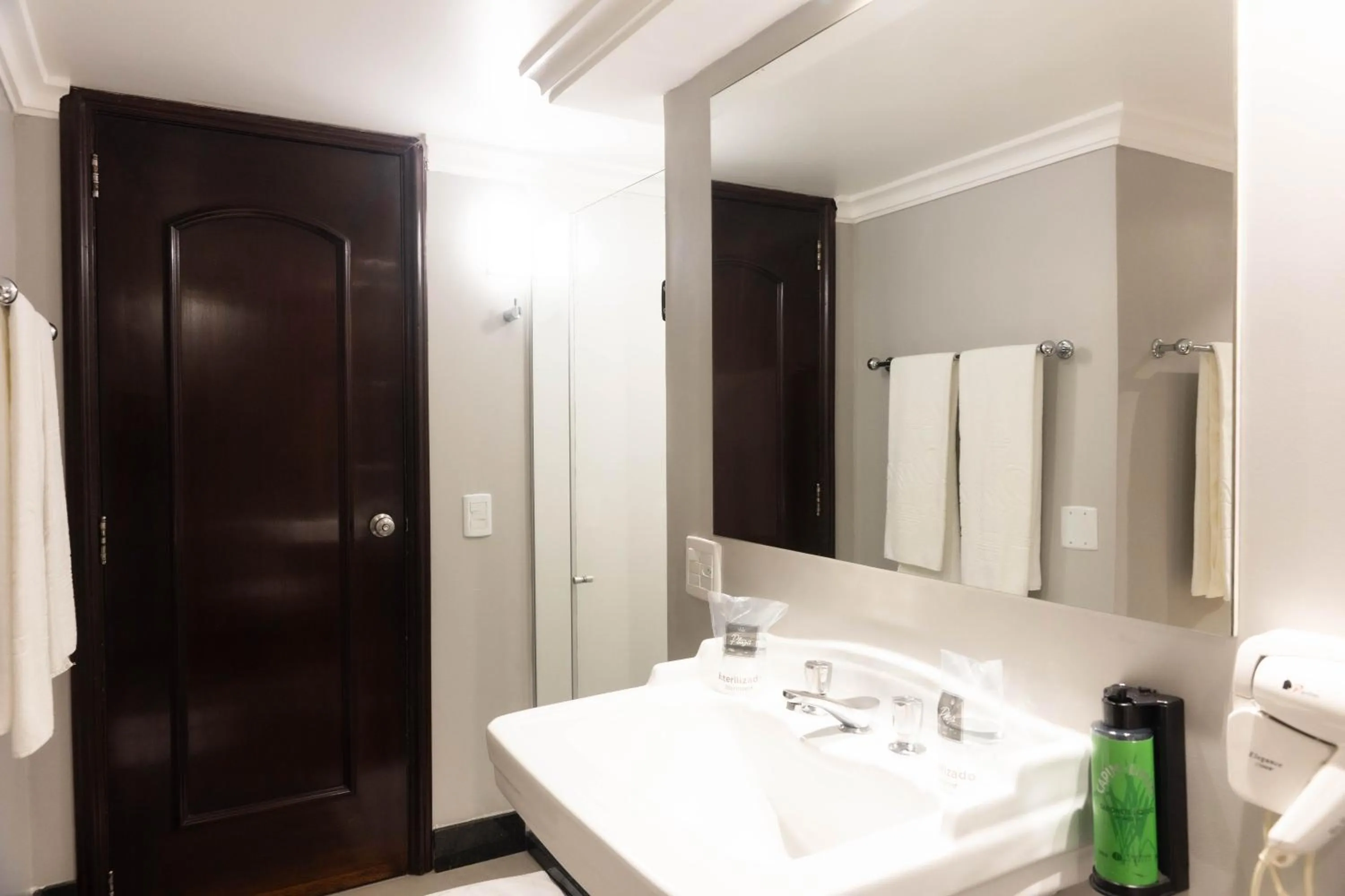 Bathroom, Bed in Plaza São Rafael Hotel