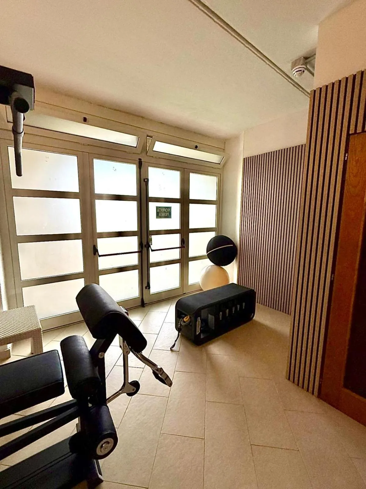 Fitness centre/facilities in Hotel Punta Est