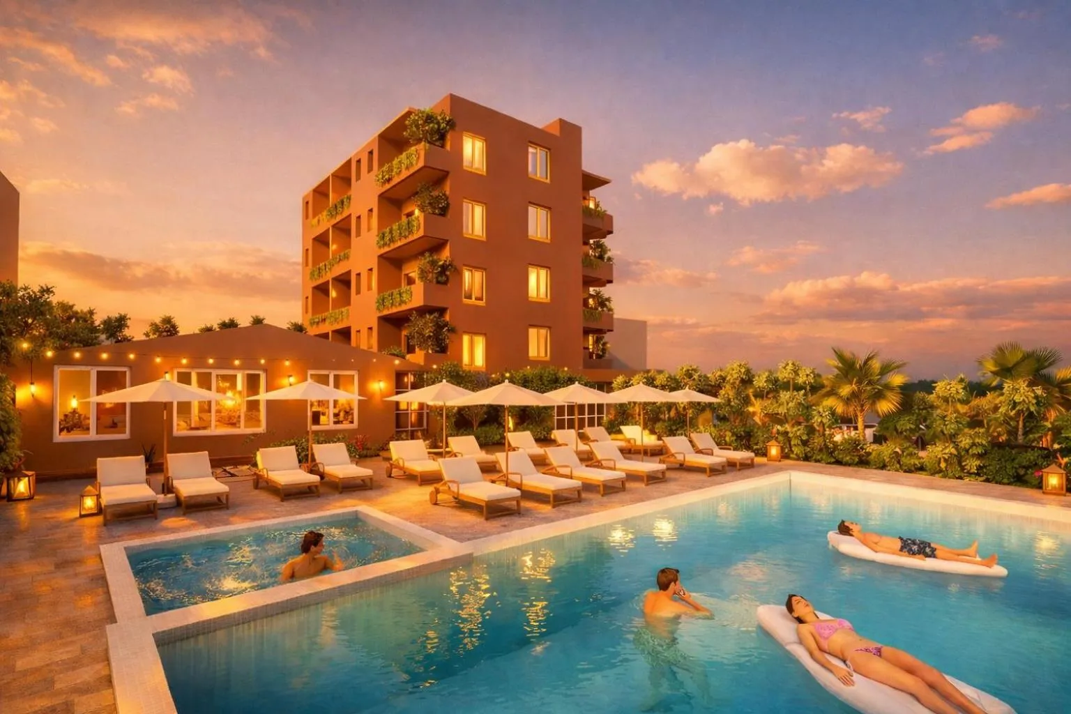 Property building in KURTI Hotel