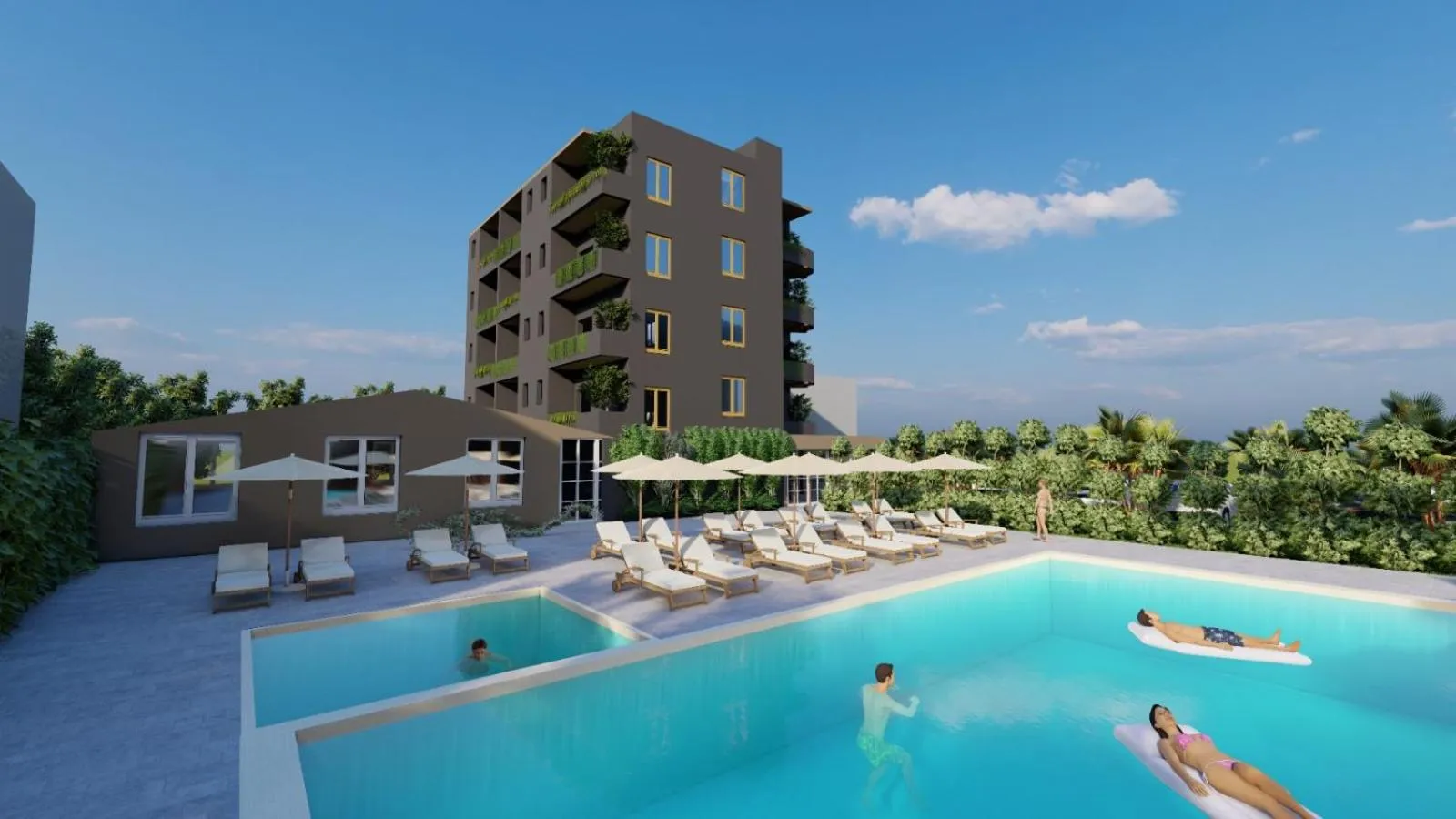 Property building in KURTI Hotel