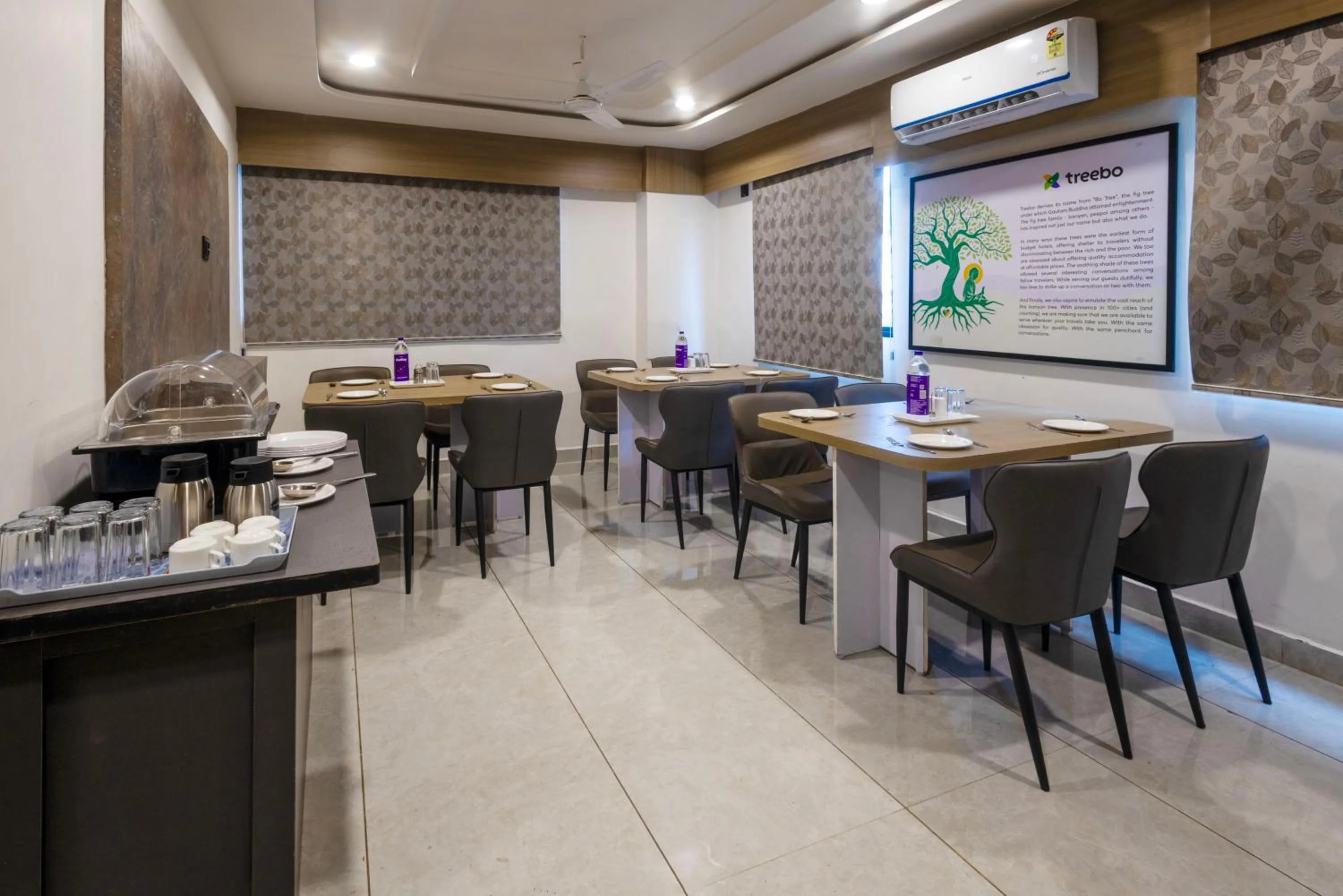 Dining area in Treebo Grand Shivay