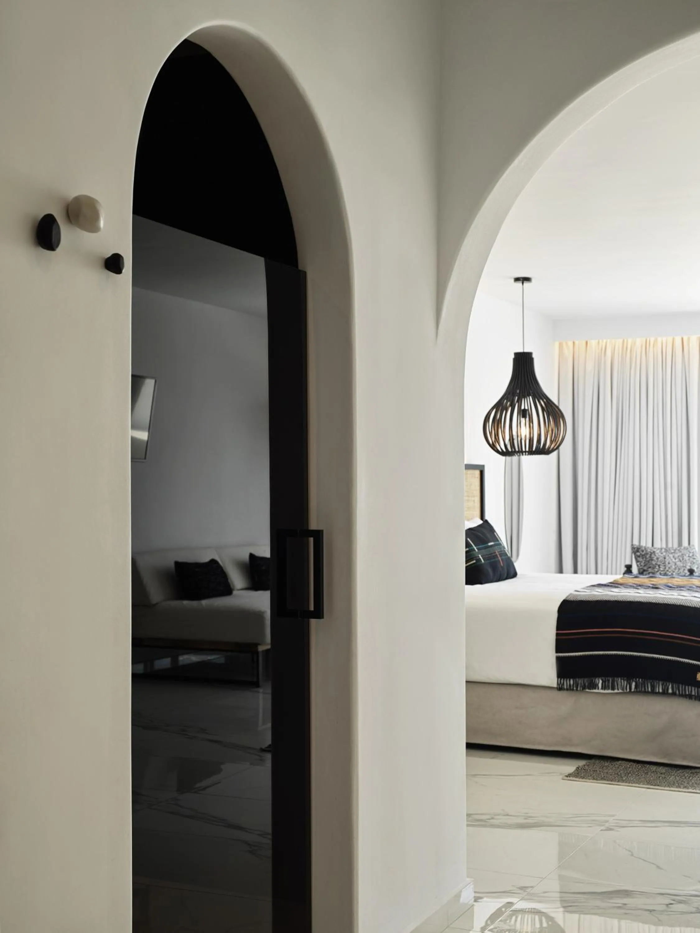 Shower in Kouros Hotel & Suites