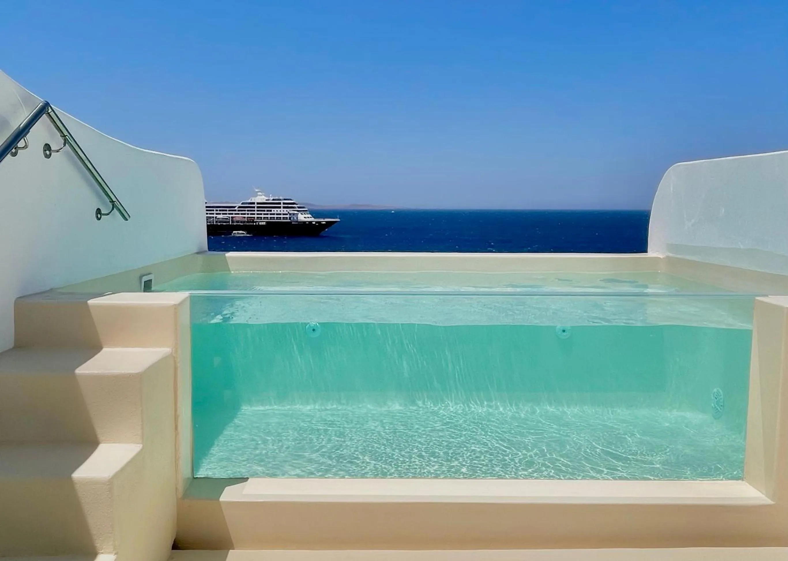 Sea view in Kouros Hotel & Suites