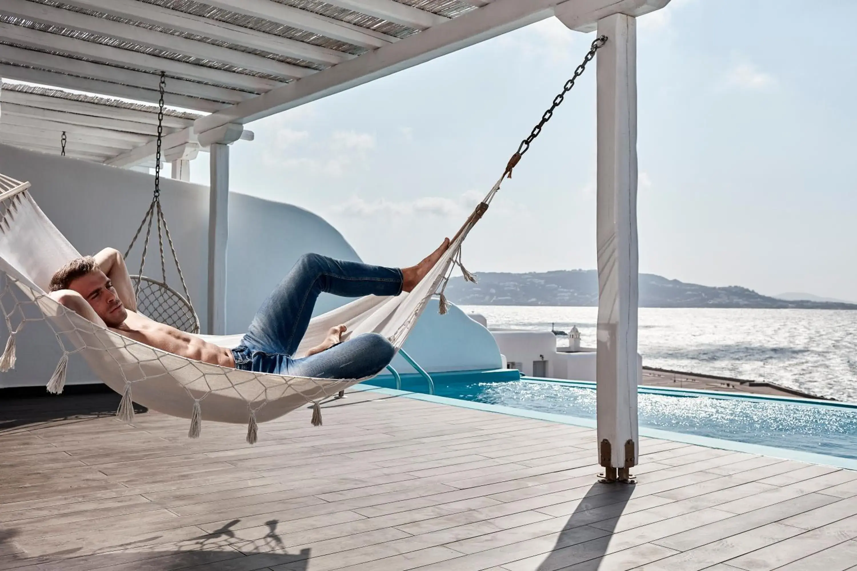 Sea view in Kouros Hotel & Suites Sea view in Kouros Hotel & Suites