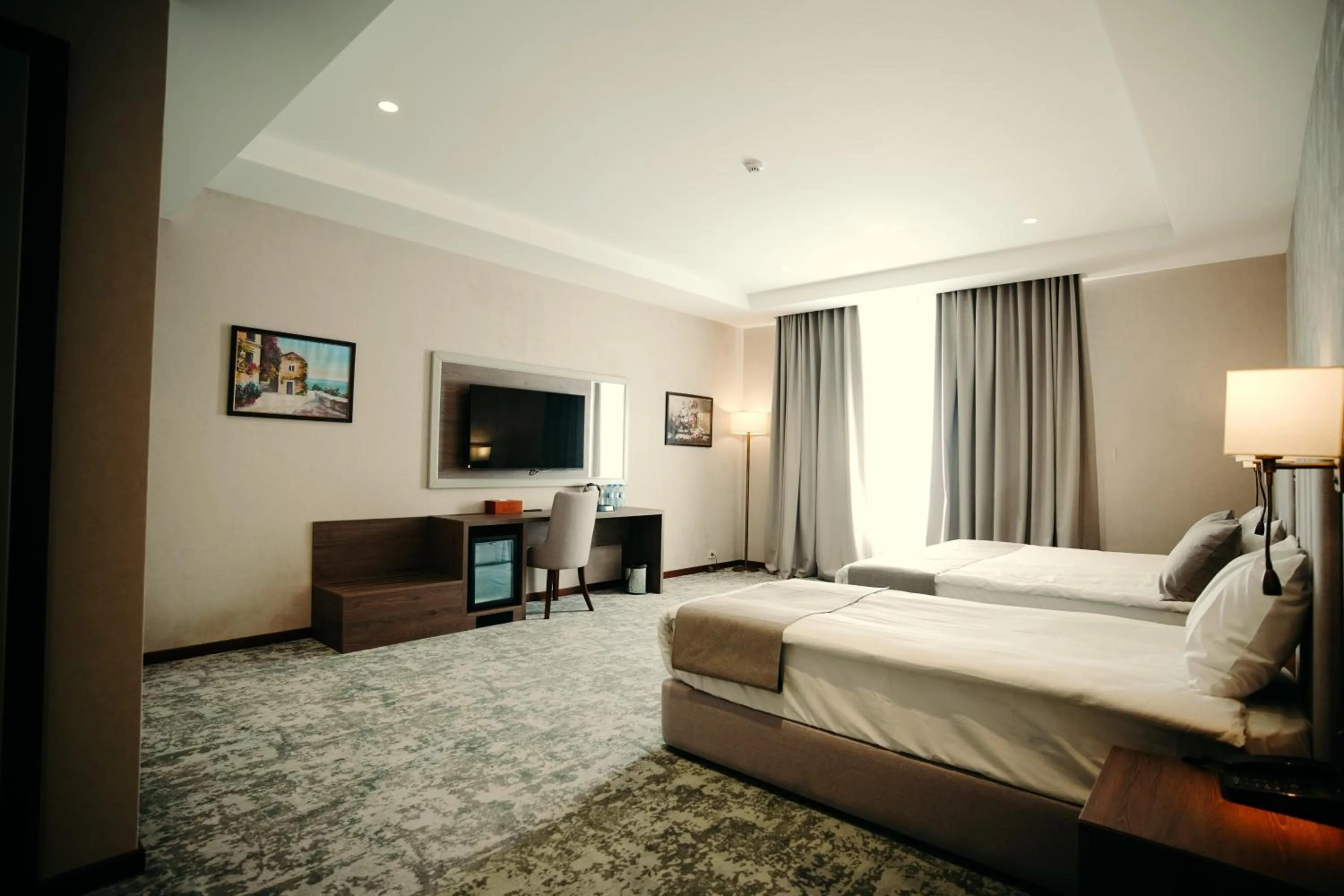 Bed in Hill Chalet Hotel Gabala