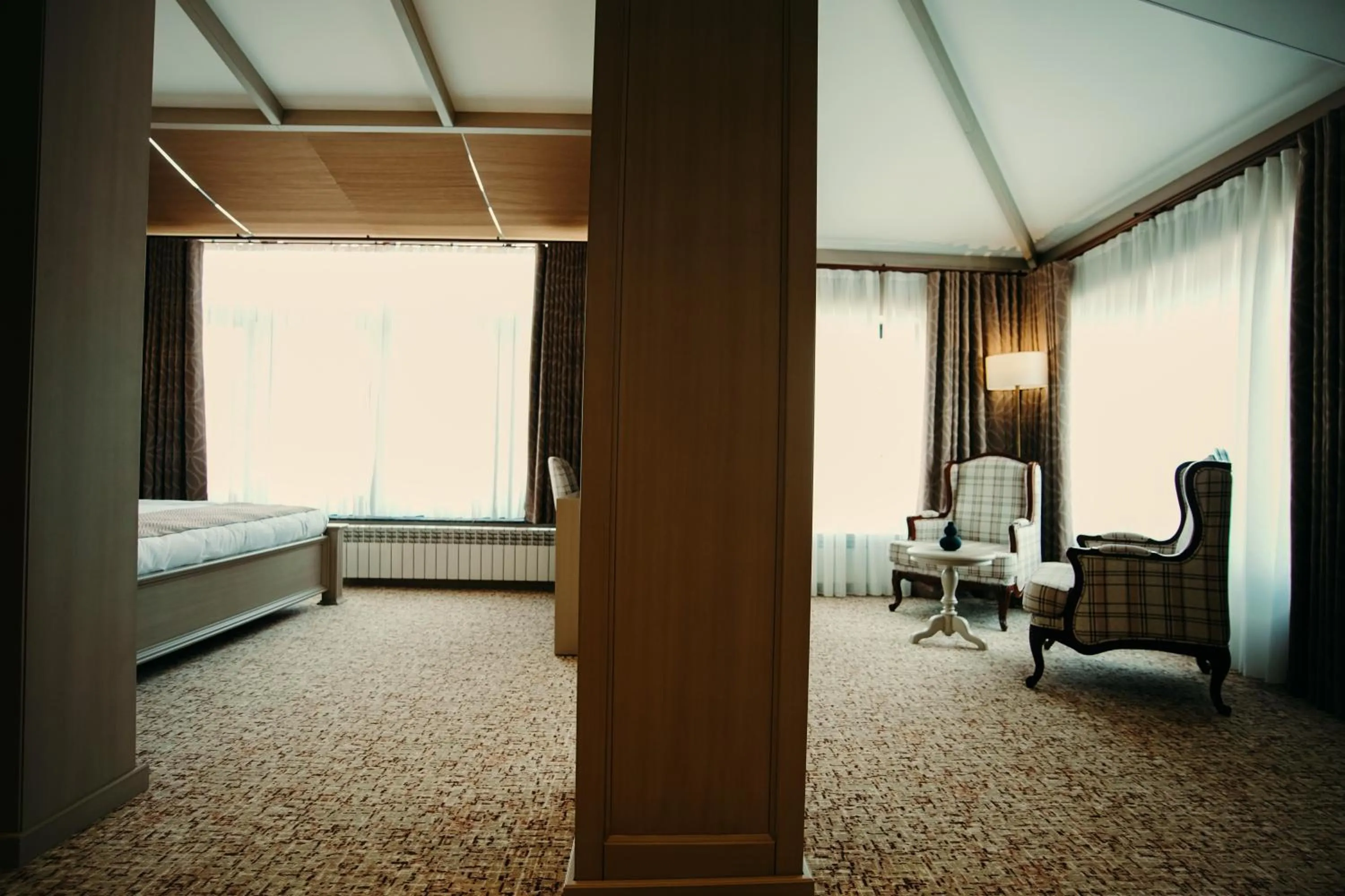 Bed in Hill Chalet Hotel Gabala