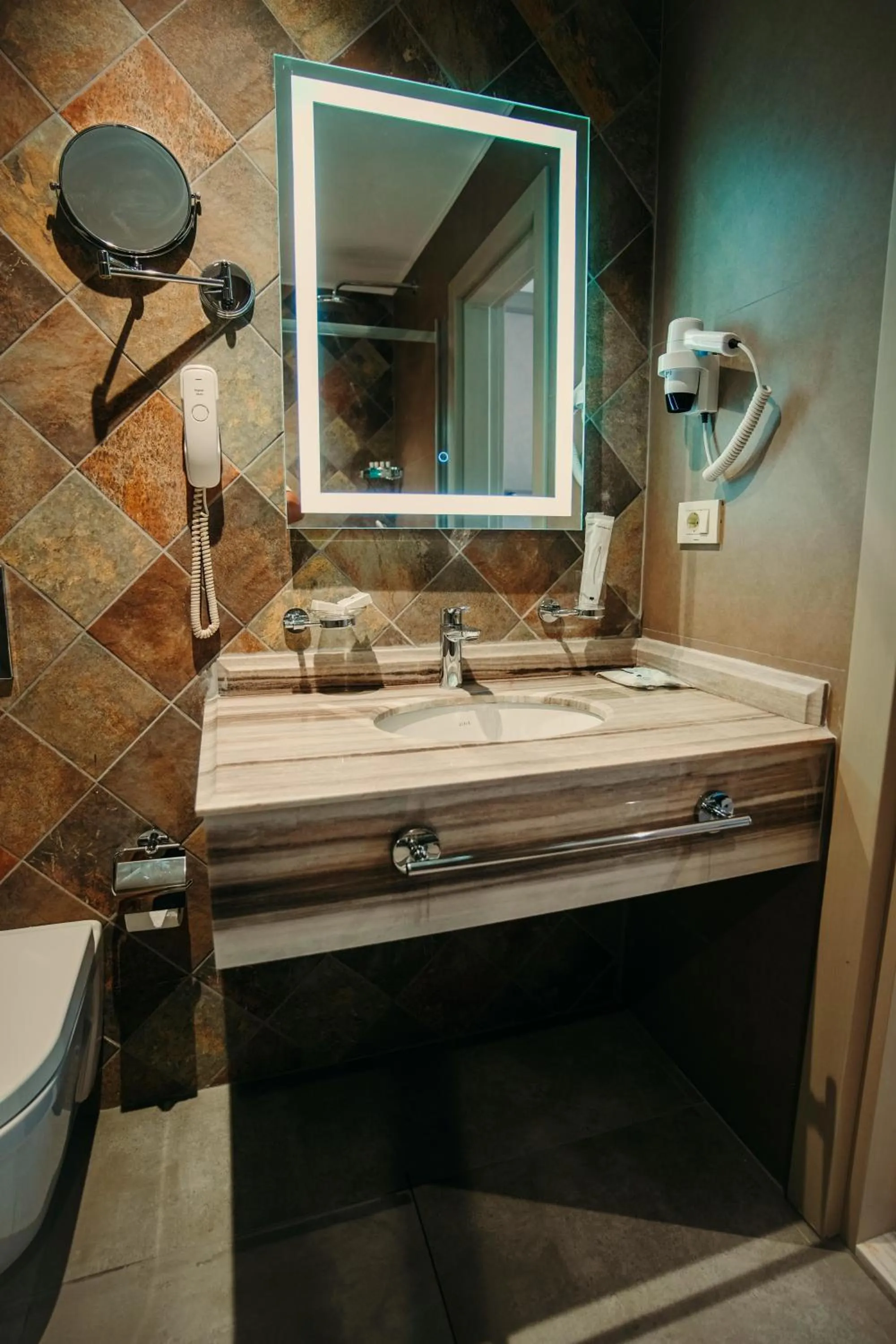 Bathroom in Hill Chalet Hotel Gabala