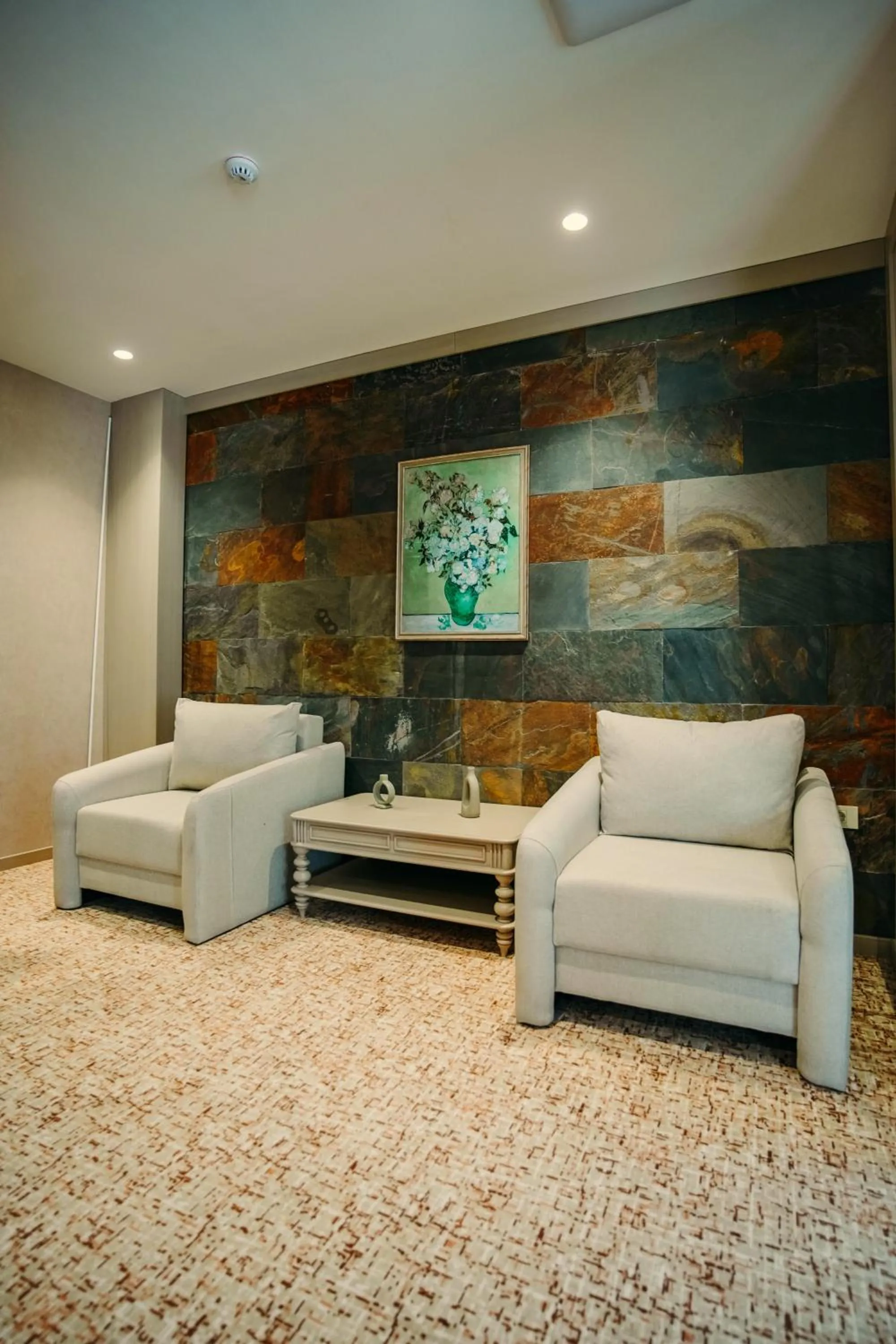 Seating area in Hill Chalet Hotel Gabala