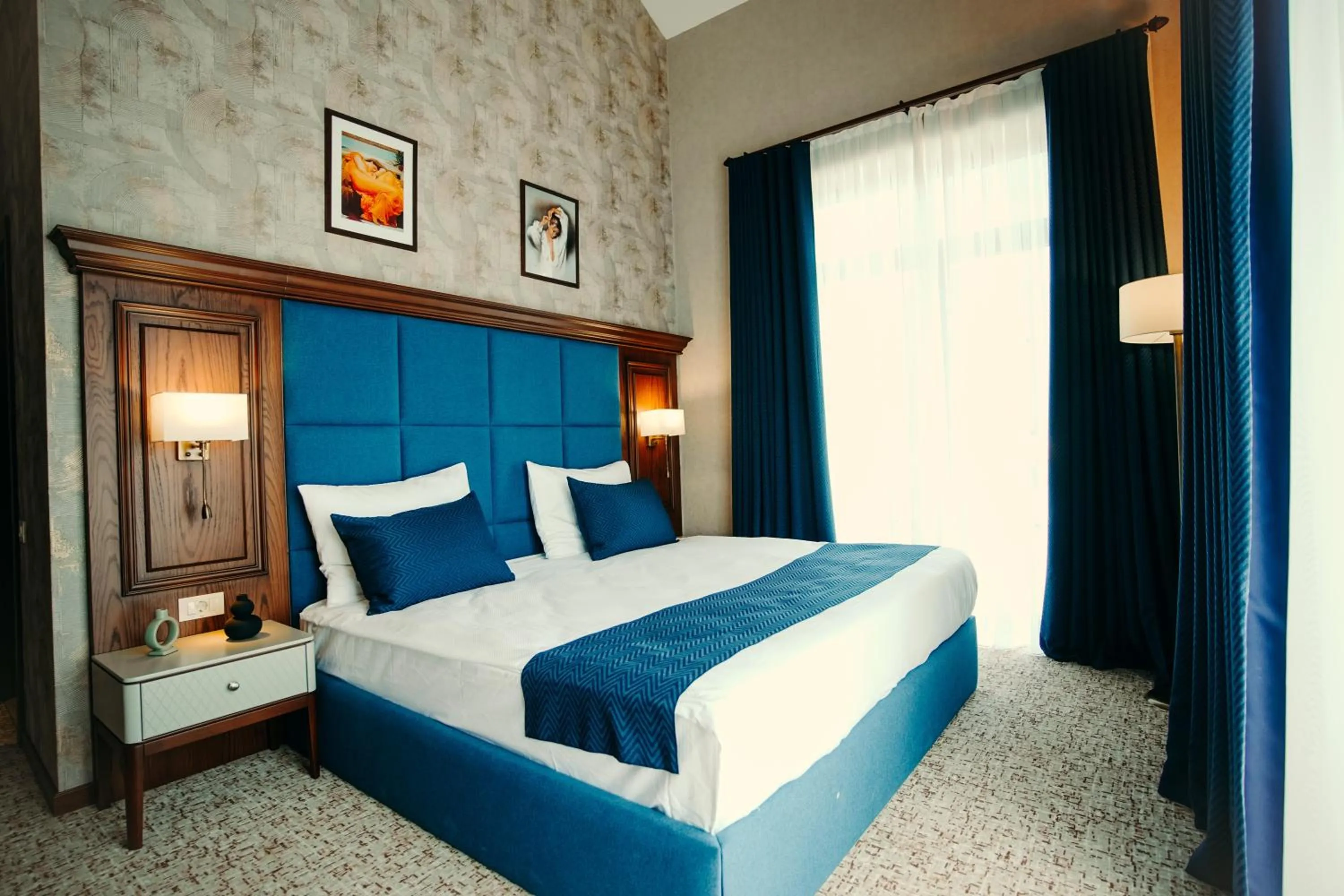 Bed in Hill Chalet Hotel Gabala