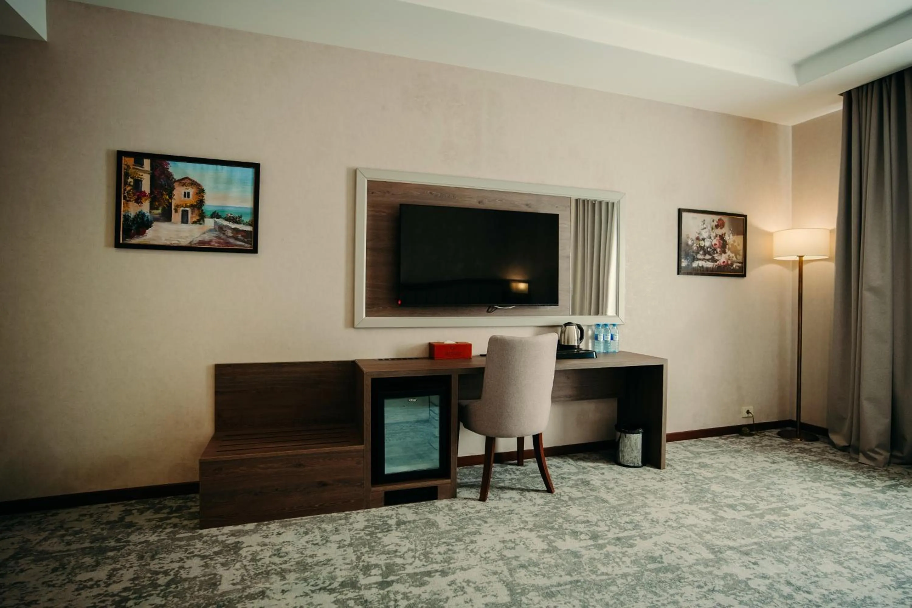 Seating area in Hill Chalet Hotel Gabala