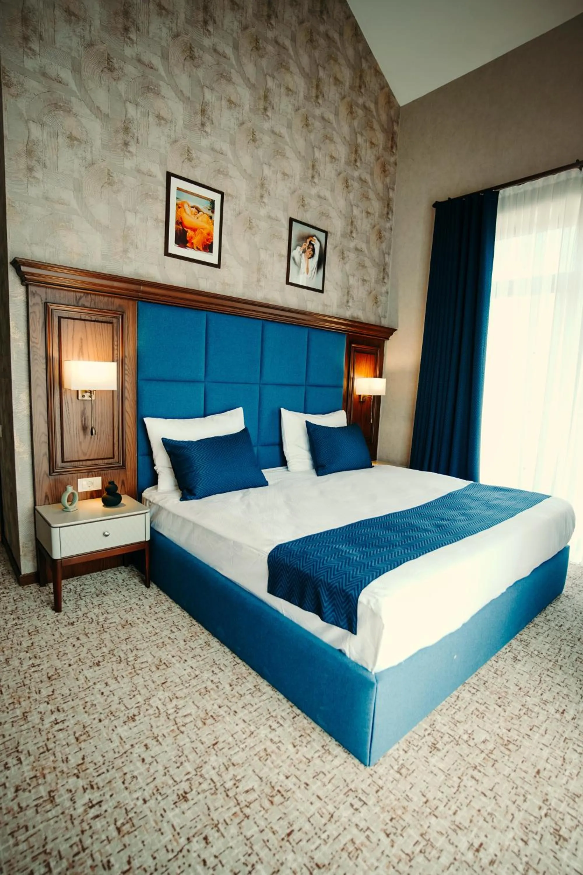Bed in Hill Chalet Hotel Gabala