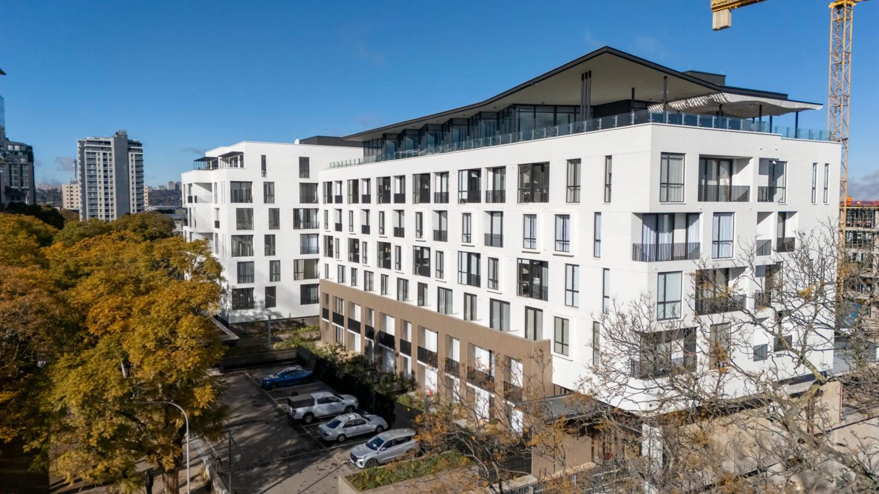 Property building in One Rosebank Executive Apartment Hotel