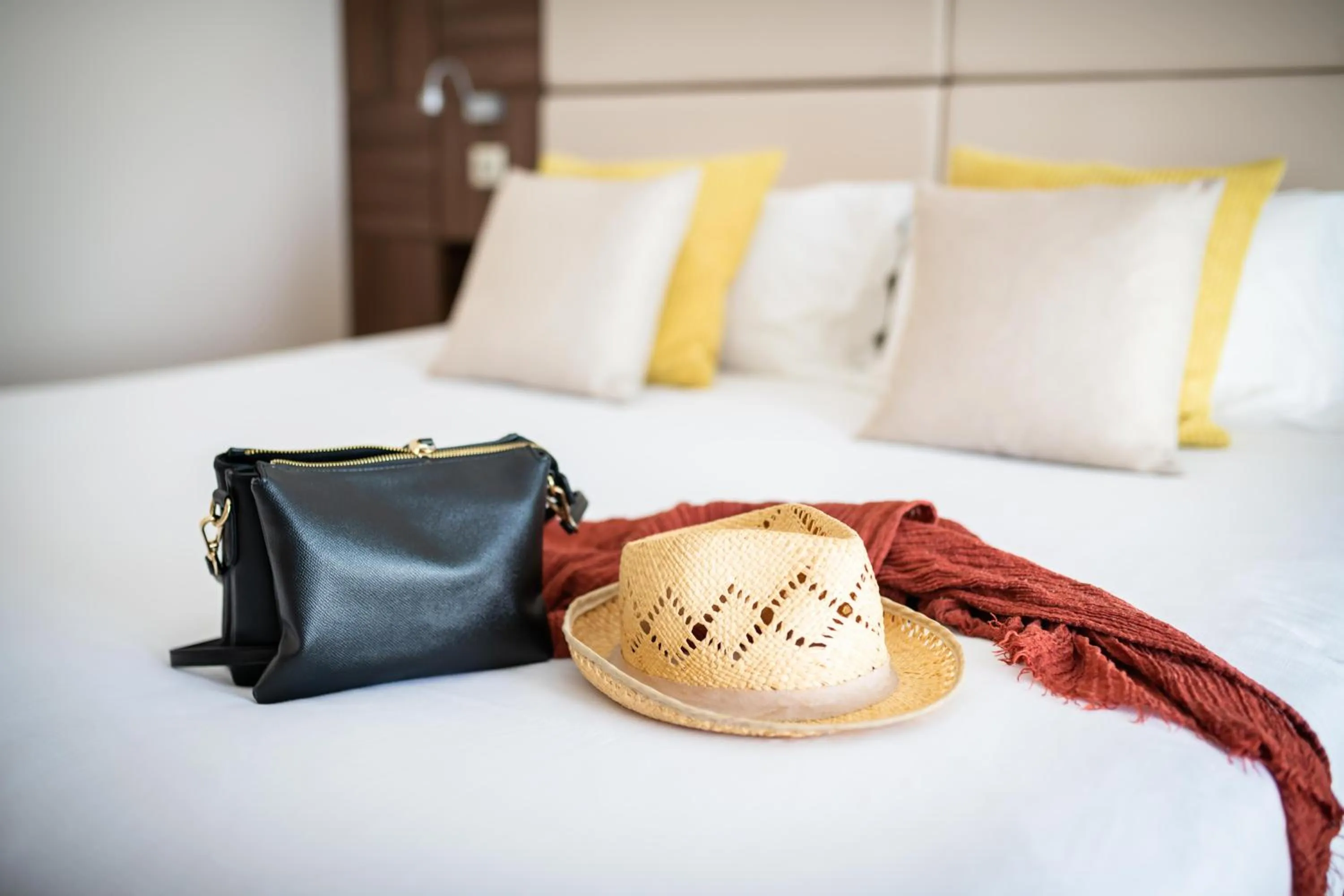 Bed in Hotel Port Toga