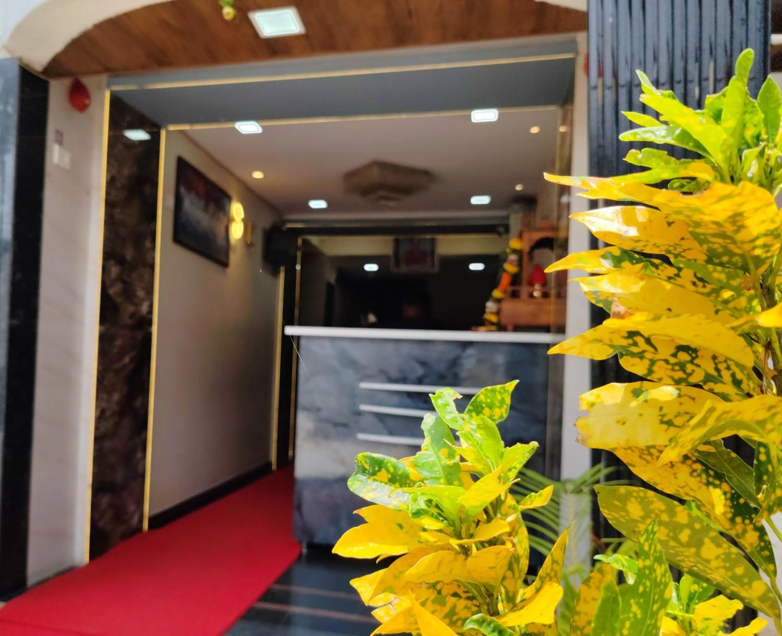 Lobby or reception in Hotel Sai Samrat INN