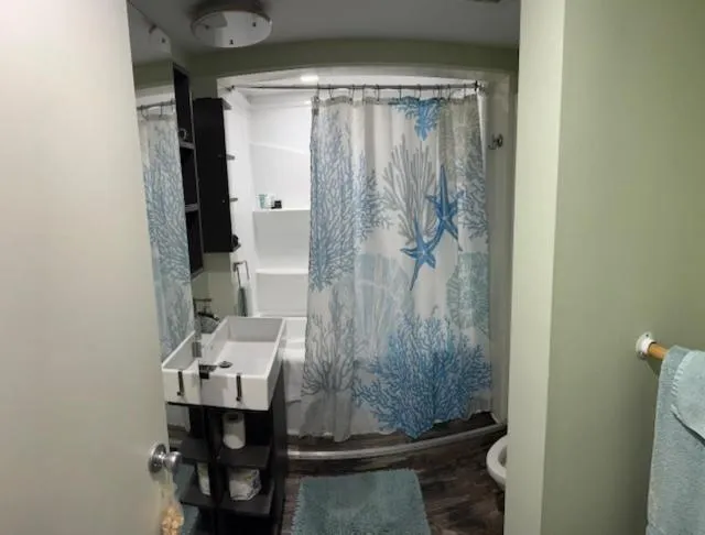 Bathroom in The Charleston Inn Hendersonville NC