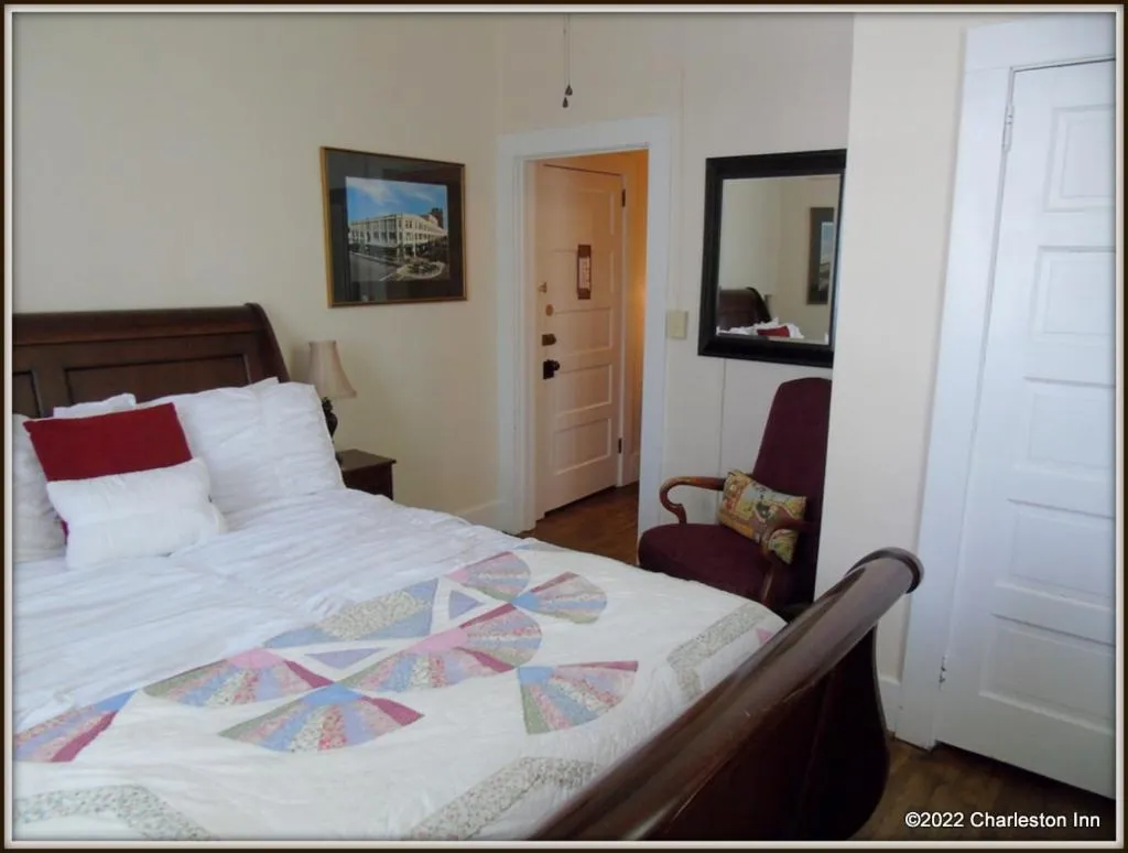 Bedroom, Bed in The Charleston Inn Hendersonville NC