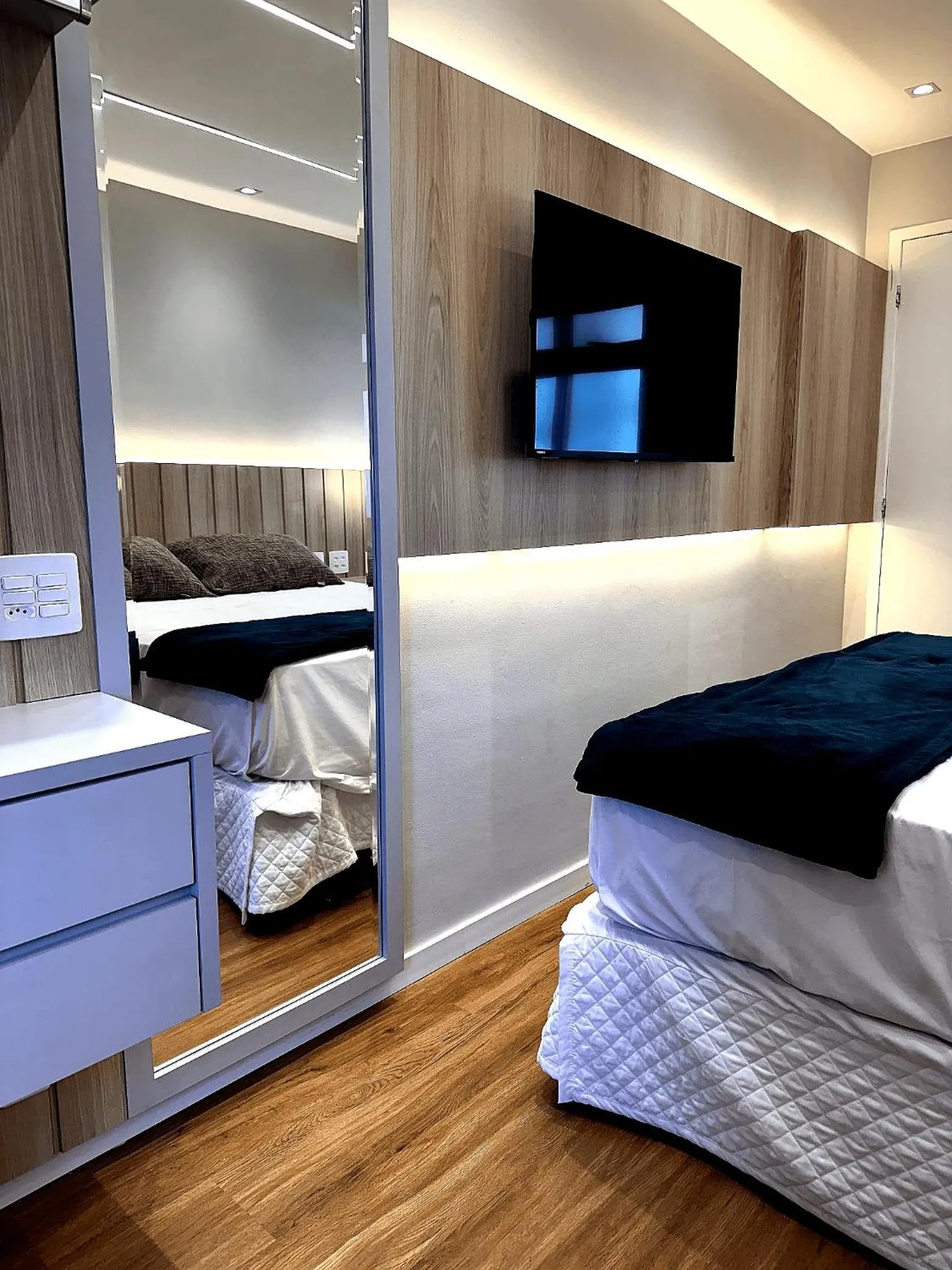 Bed in Hotel Cantareira