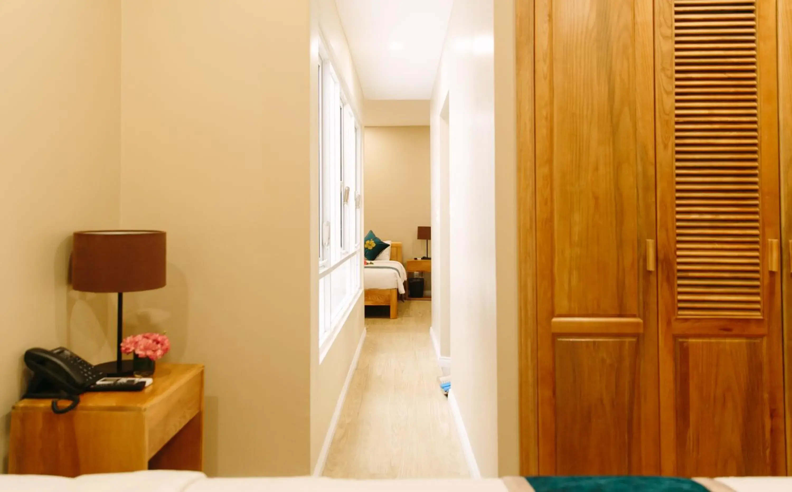 Bed in Minh Nhung Hotel Bed in Minh Nhung Hotel